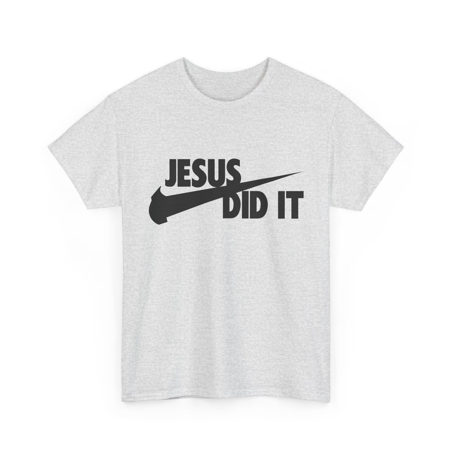 men's Christian t-shirt Jesus did it basketball Unisex Heavy Cotton Tee