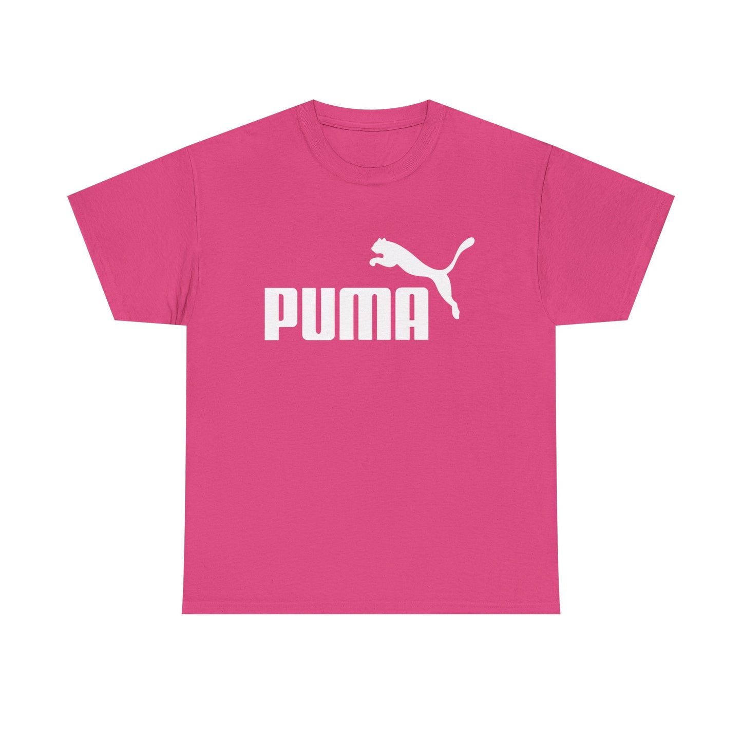 Men's PUMA Tee Unisex T-Shirt, Big cougar Shirt sizes S-5XL, why pay more???