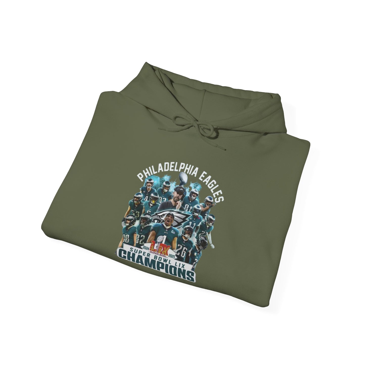 Philadelphia Super Bowl LIX Champions Hooded Sweatshirt Gift For Fans