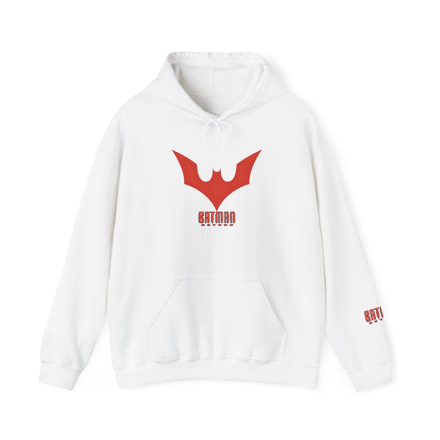 Copy of Batman Beyond Hooded Sweatshirt alternate chest bat front and back designs