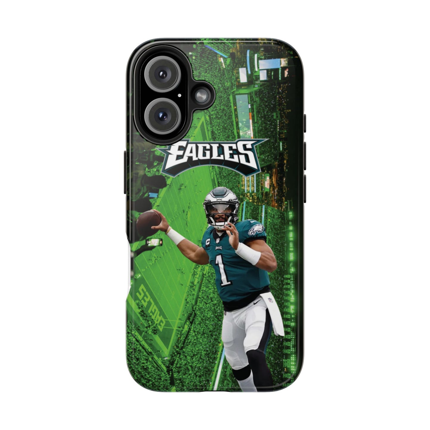 Jale n Hur ts Philadelp  hia E  agles iPhone and Samsung cell phone case