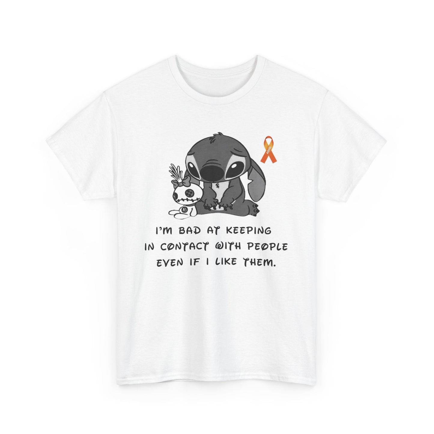 STITCH ADHD AWARENESS Unisex Heavy Cotton Tee