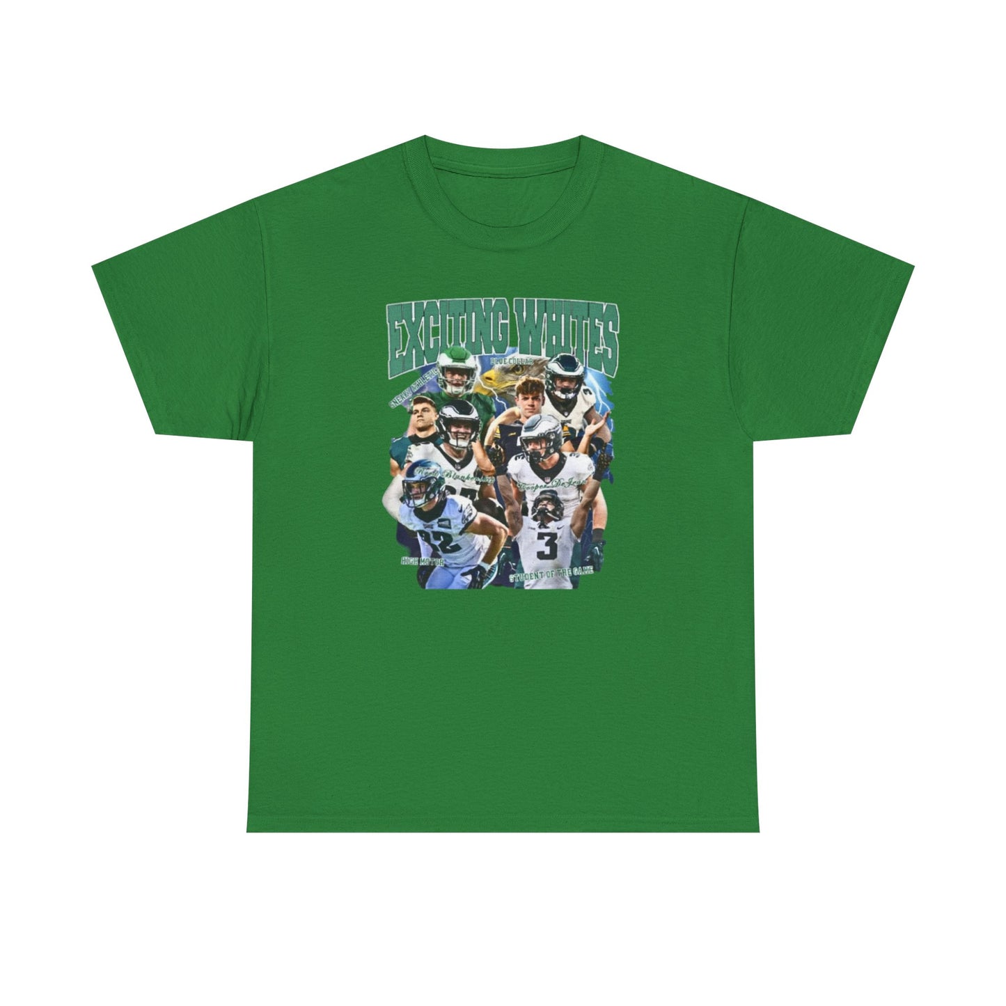 Cooper Dejean exciting whites shirt