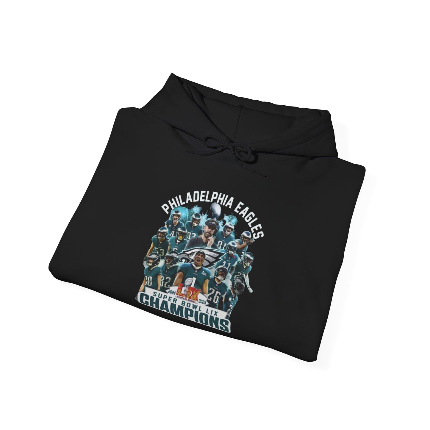 Philadelphia Super Bowl LIX Champions Hooded Sweatshirt Gift For Fans