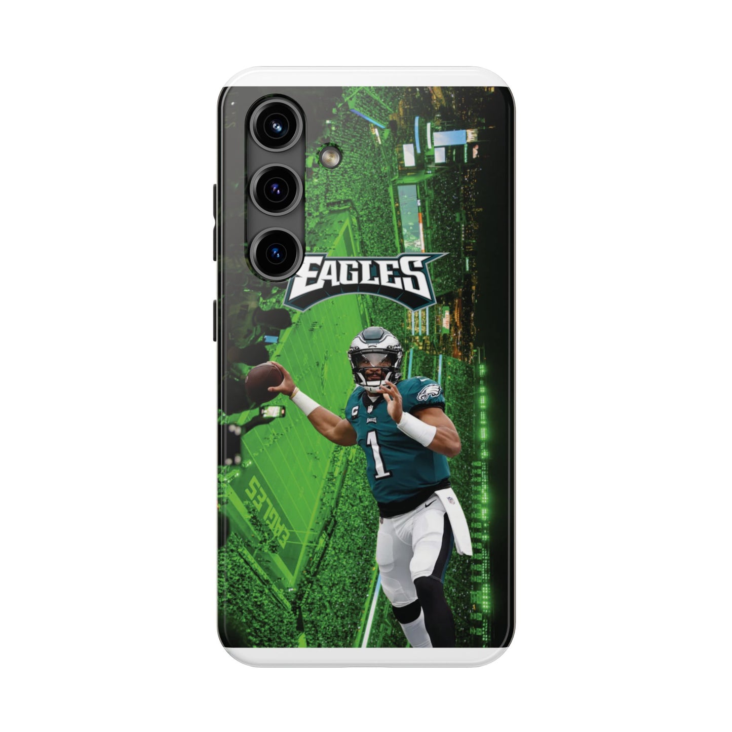 Jale n Hur ts Philadelp  hia E  agles iPhone and Samsung cell phone case