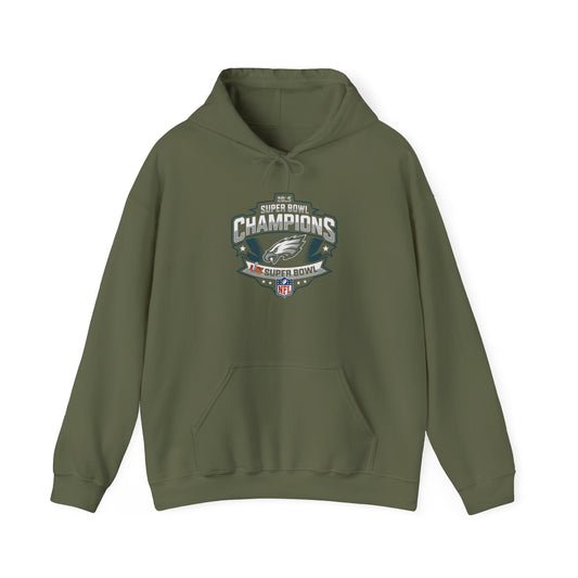 2025 LIX Super Bowl Champions Eagles SWEATSHIRT Gift S-5XL Hooded Sweatshirt