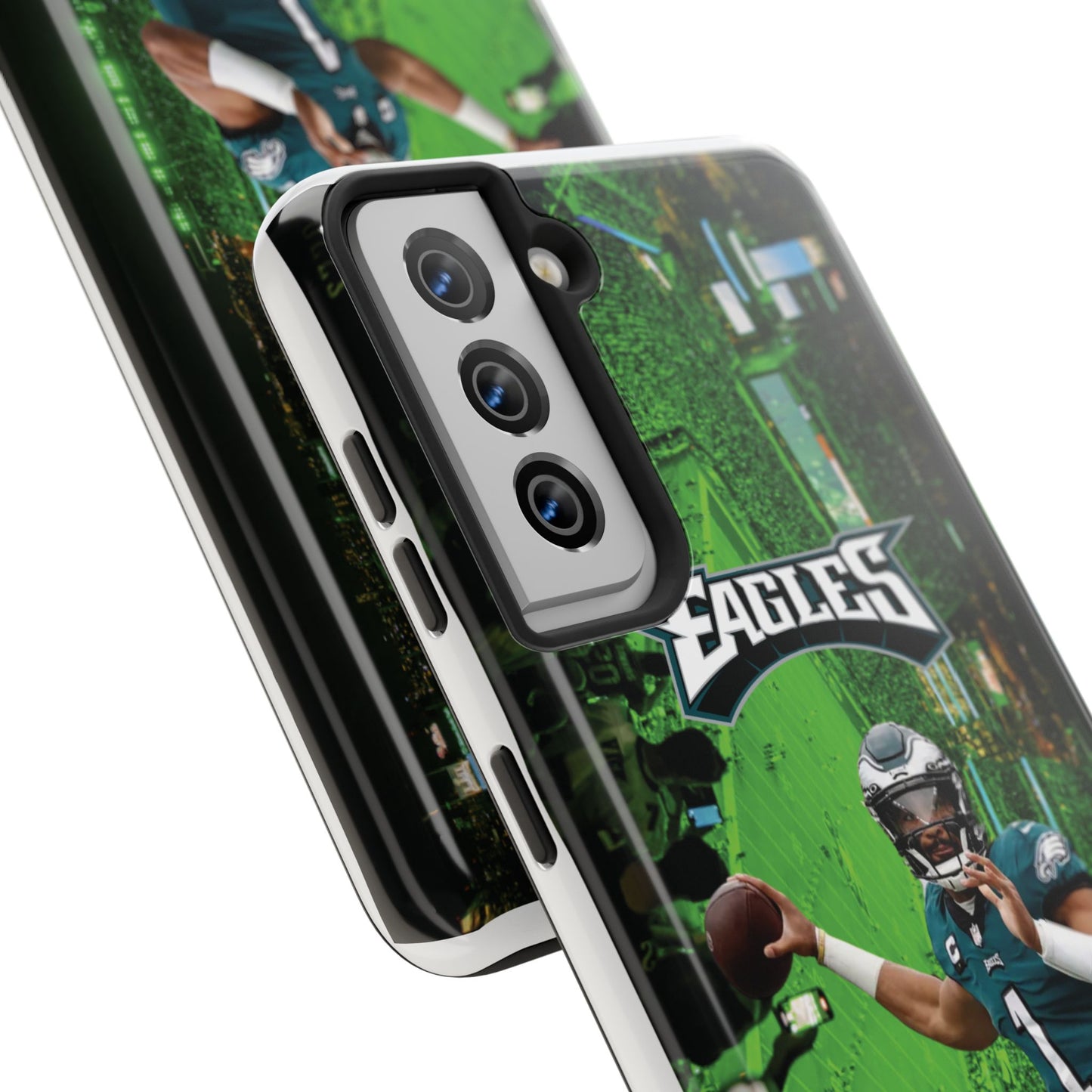 Jale n Hur ts Philadelp  hia E  agles iPhone and Samsung cell phone case