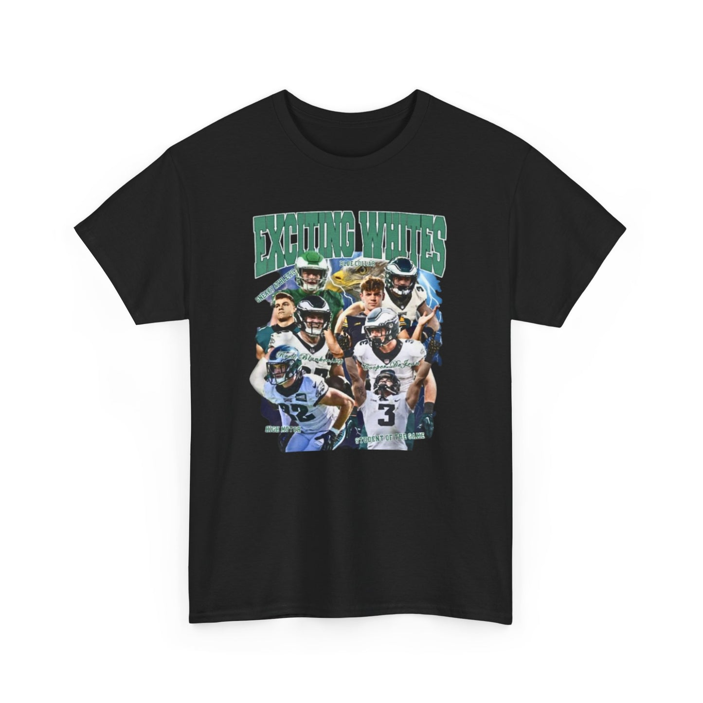 Cooper Dejean exciting whites shirt