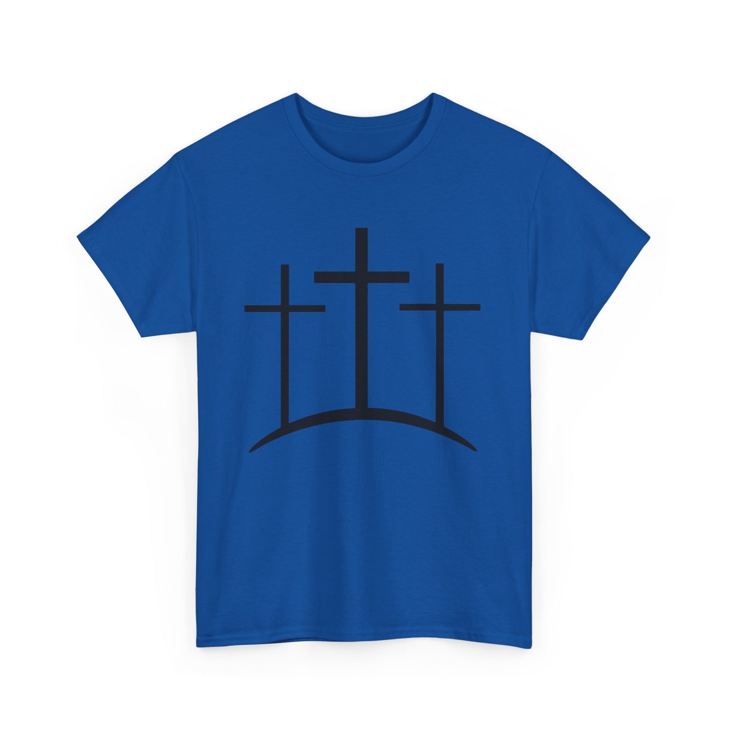 Christian t-shirt 3 crosses Unisex Heavy Cotton Tee