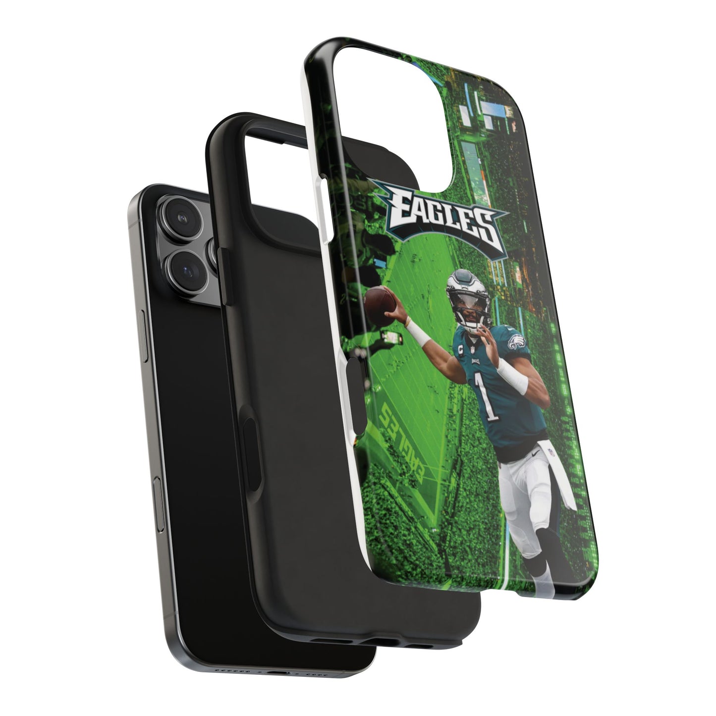 Jale n Hur ts Philadelp  hia E  agles iPhone and Samsung cell phone case