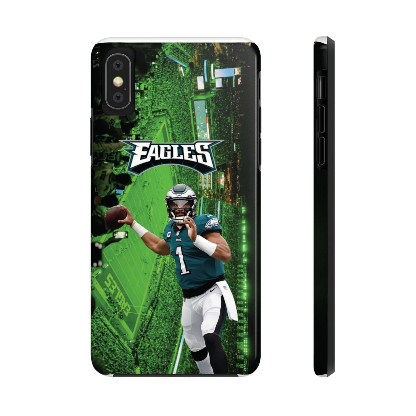 Jale n Hur ts Philadelp  hia E  agles iPhone and Samsung cell phone case