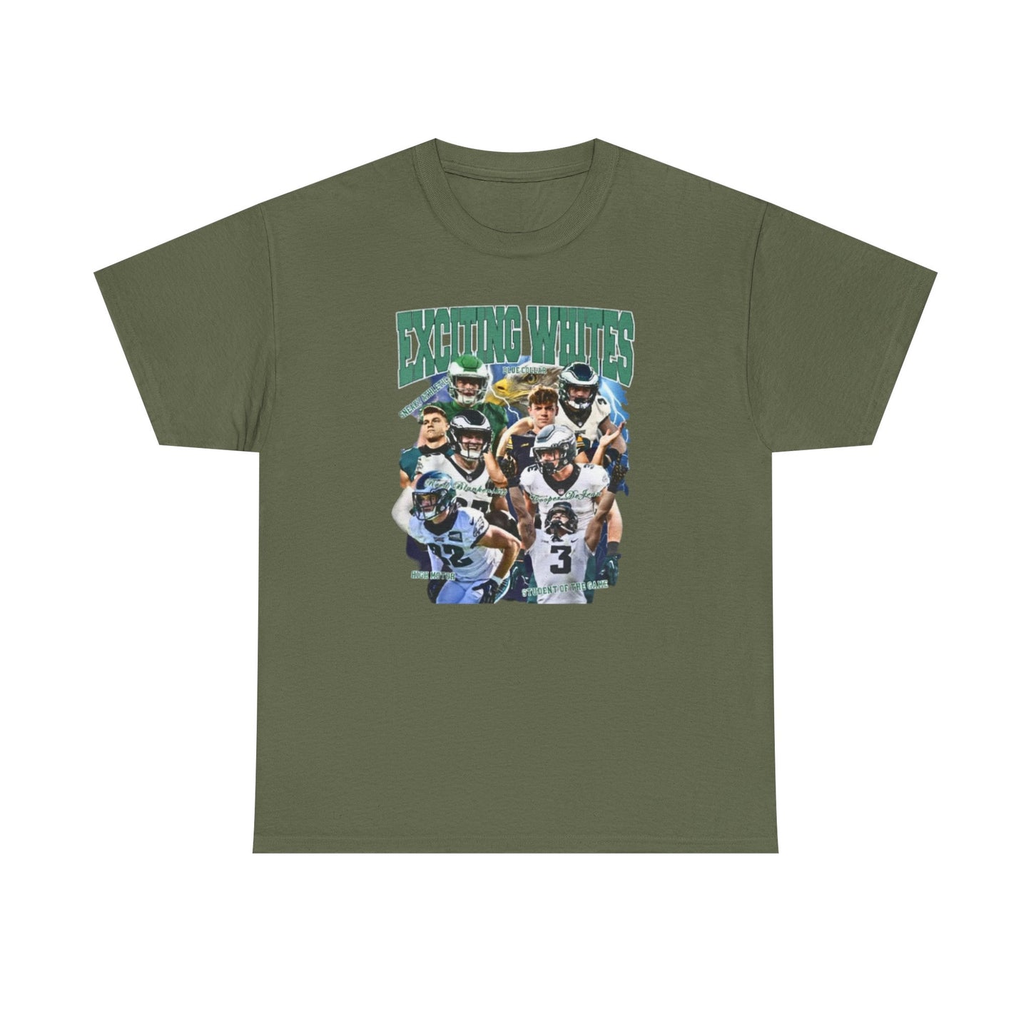 Cooper Dejean exciting whites shirt