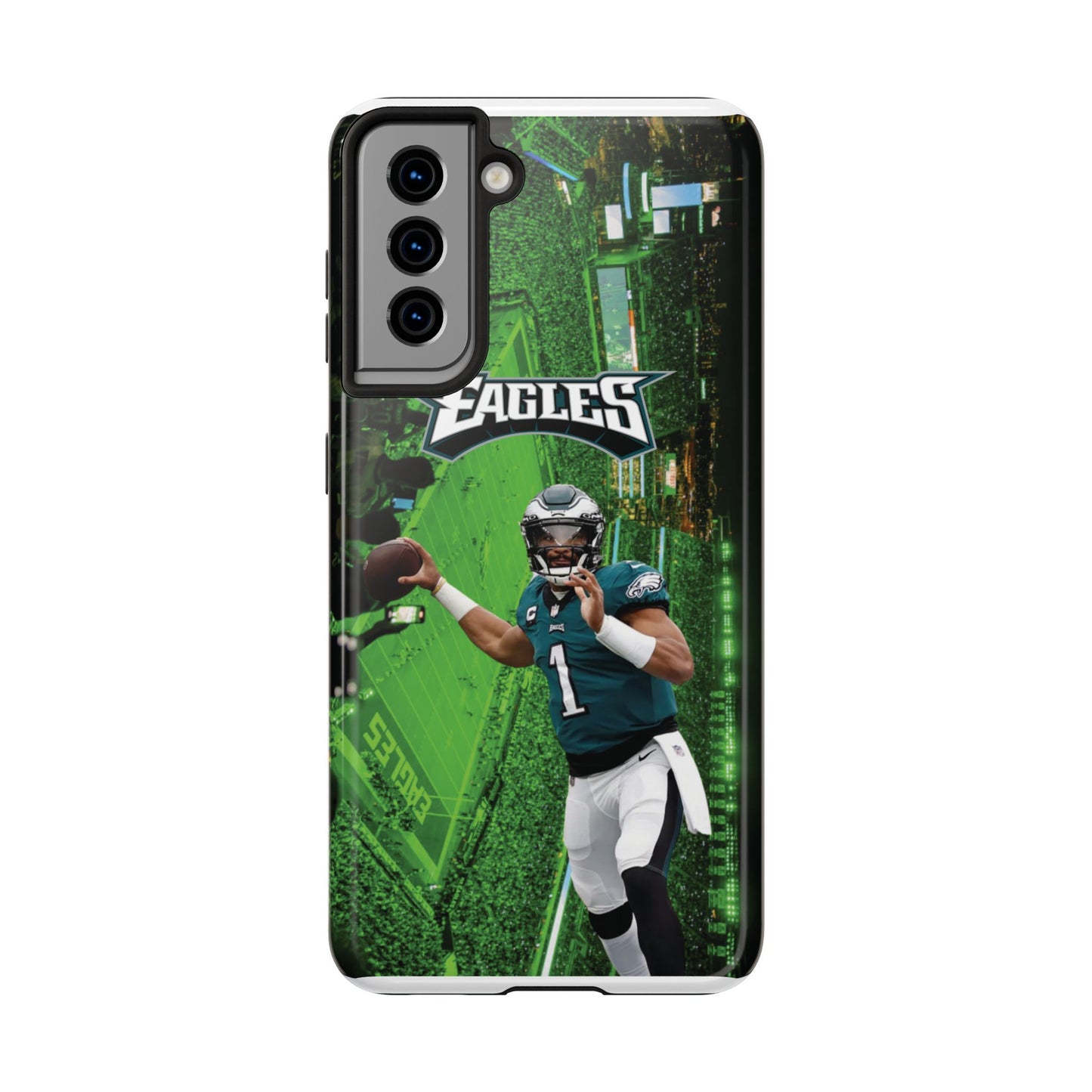 Jale n Hur ts Philadelp  hia E  agles iPhone and Samsung cell phone case