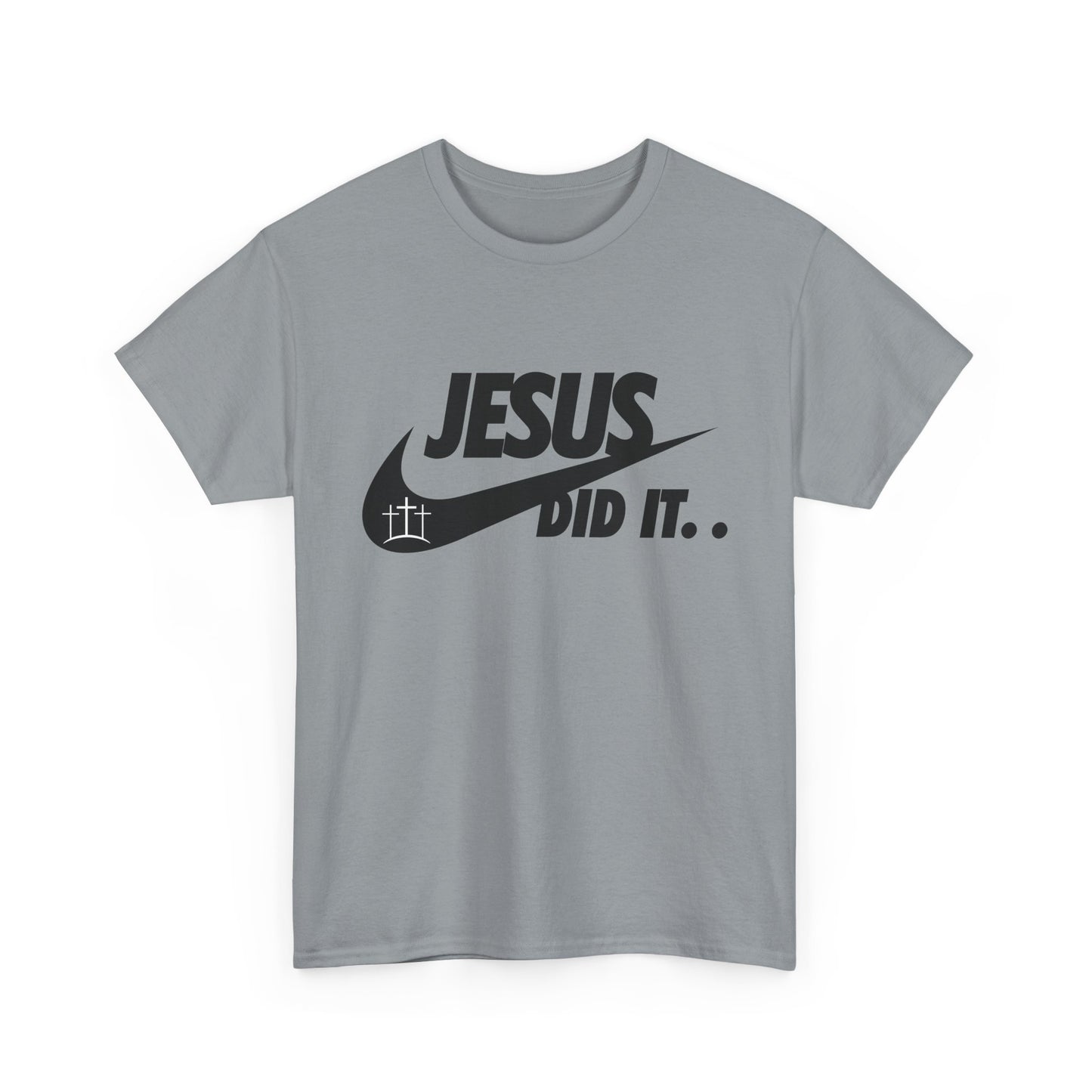 Jesus Did it t-shirt Christian tee Basketball t-shirt Unisex Heavy Cotton Tee
