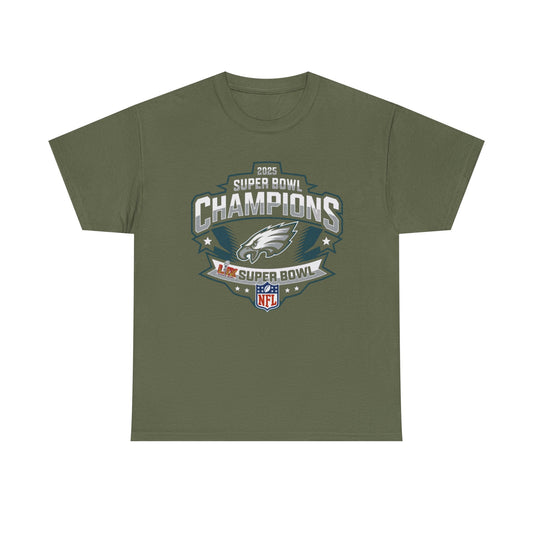 2025 LIX Super Bowl Champions Eagles t- shirt Gift For Fans S-5XL