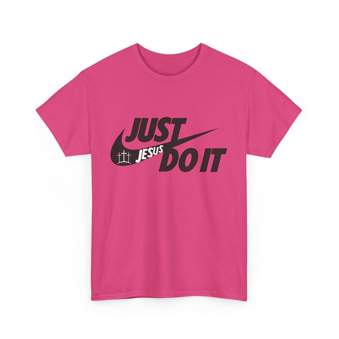Jesus just do it t-shirt Christian tee basketball t-shirt Unisex Heavy Cotton