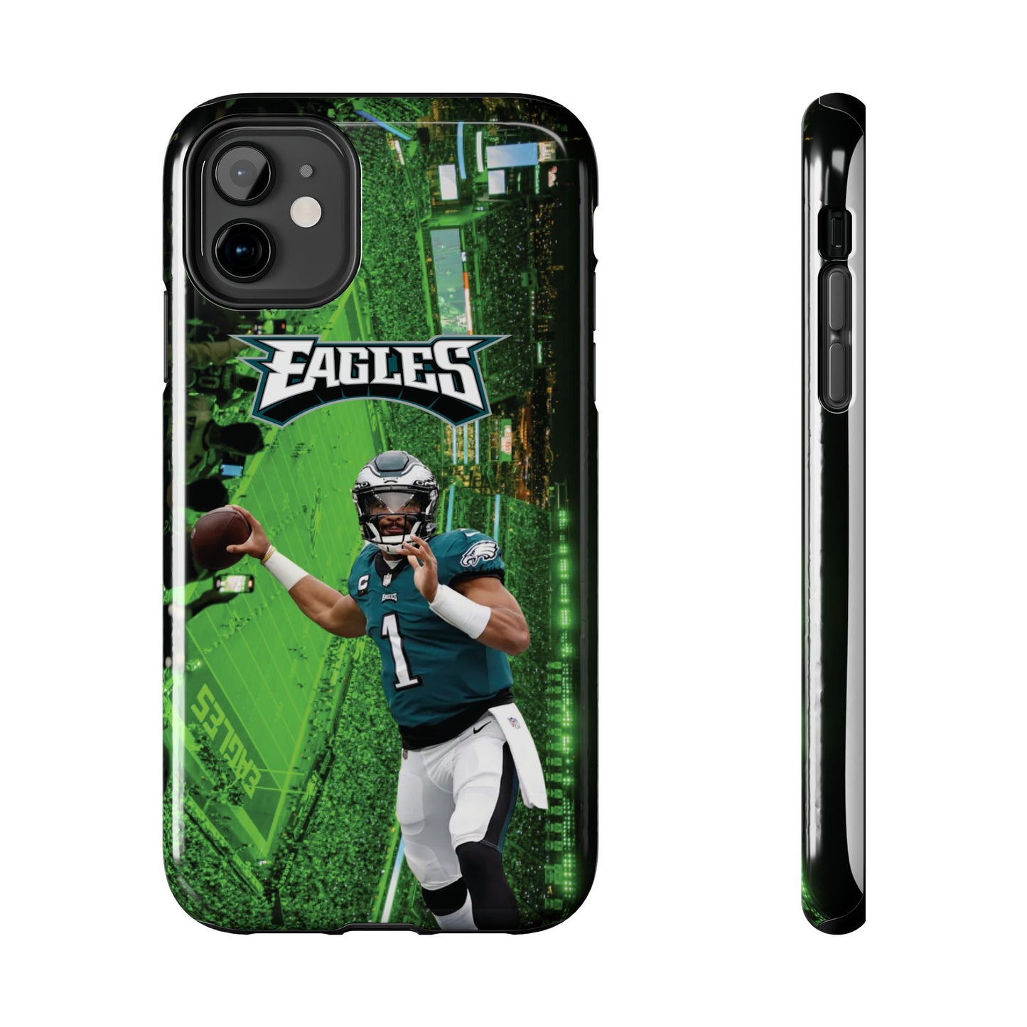 Jale n Hur ts Philadelp  hia E  agles iPhone and Samsung cell phone case