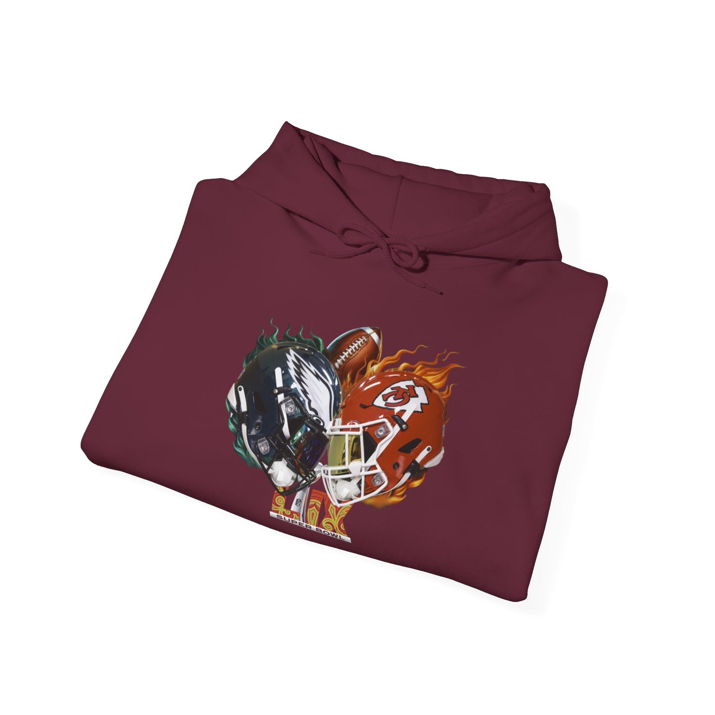 Eagles Chiefs Super Bowl Hoody hooded sweat shirt 2025 Super Bowl