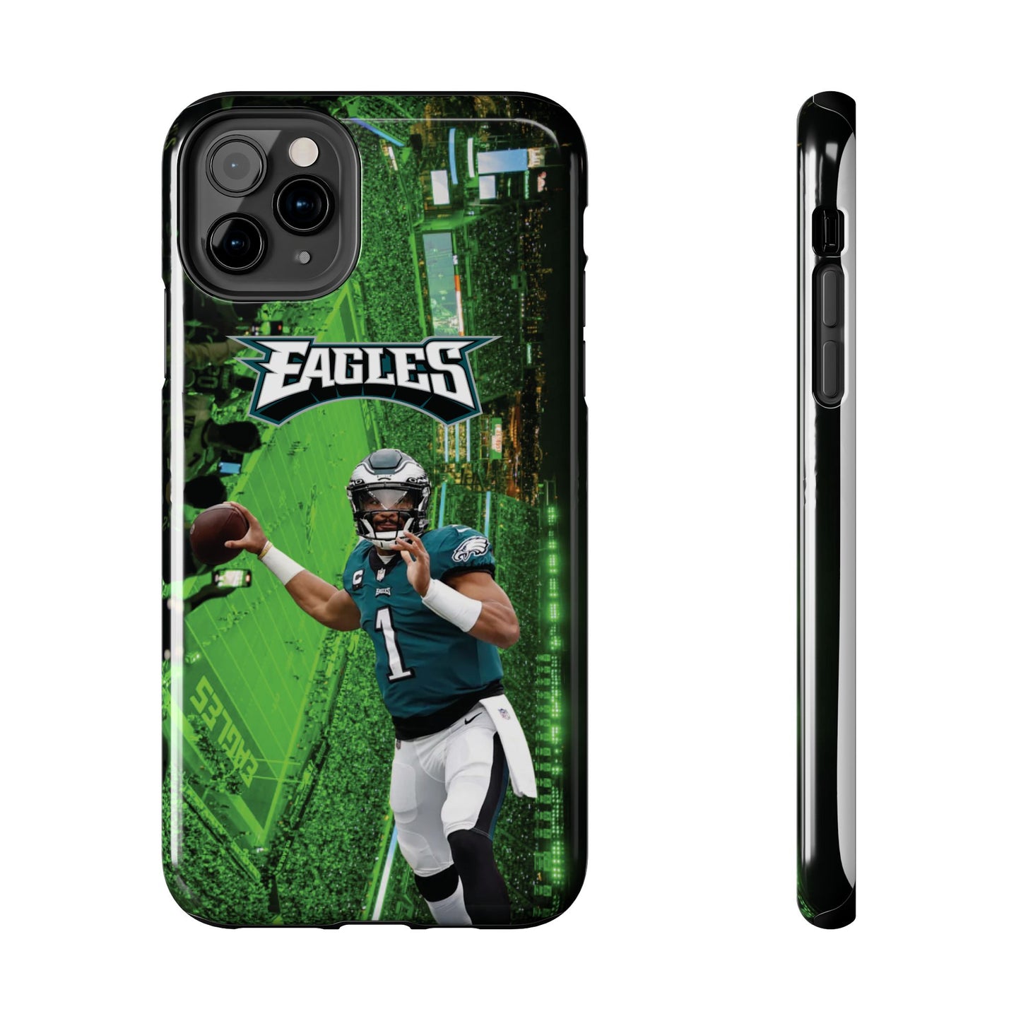 Jale n Hur ts Philadelp  hia E  agles iPhone and Samsung cell phone case