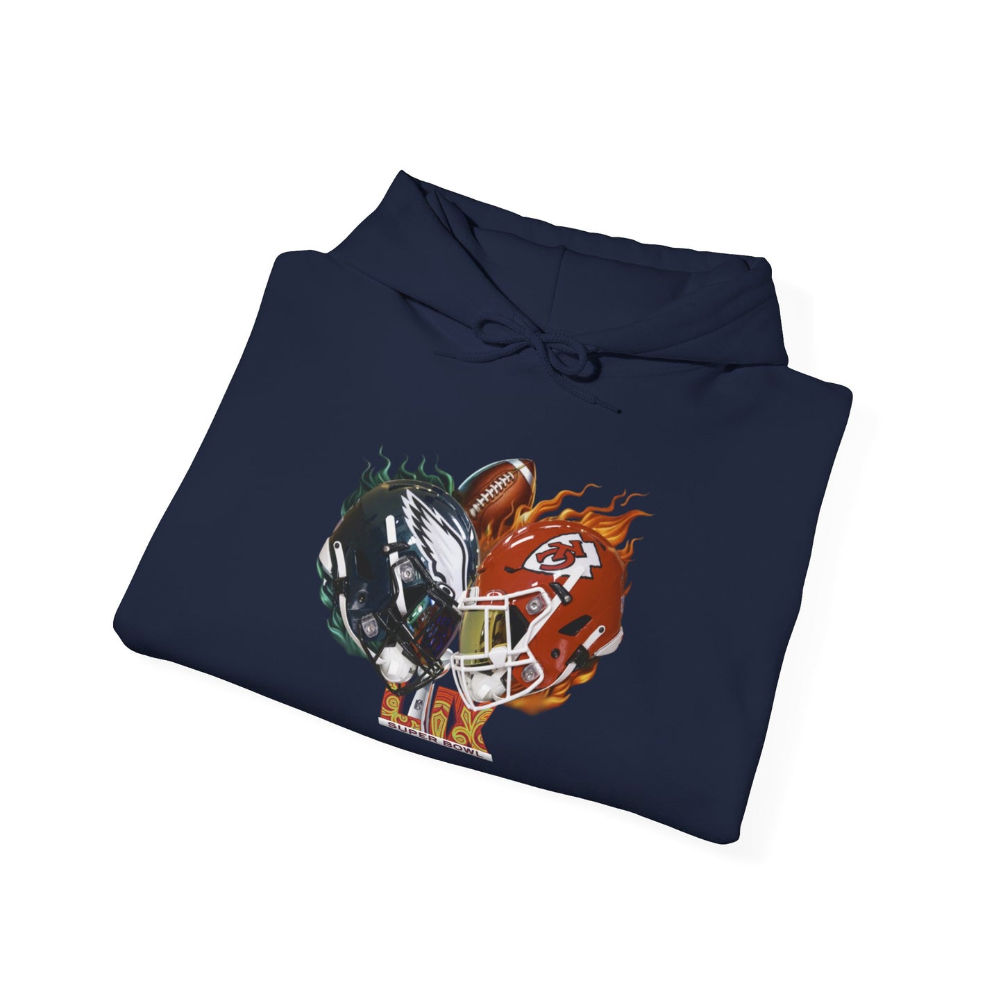 Eagles Chiefs Super Bowl Hoody hooded sweat shirt 2025 Super Bowl