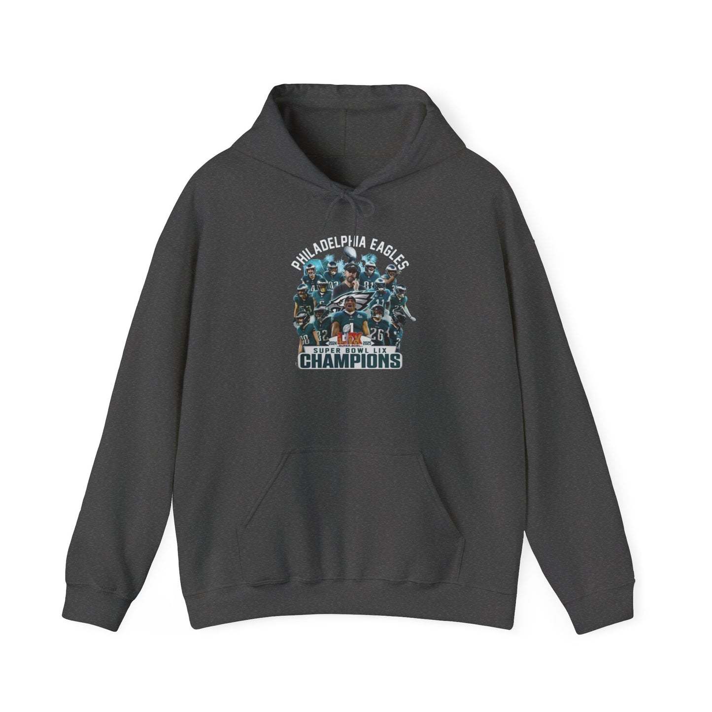 Philadelphia Super Bowl LIX Champions Hooded Sweatshirt Gift For Fans