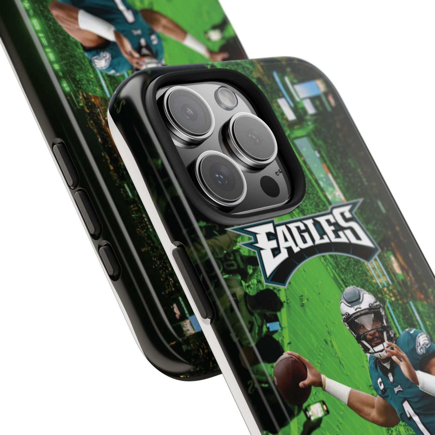 Jalen Hurts Philadelphia Eagles iPhone and Samsung cell phone case