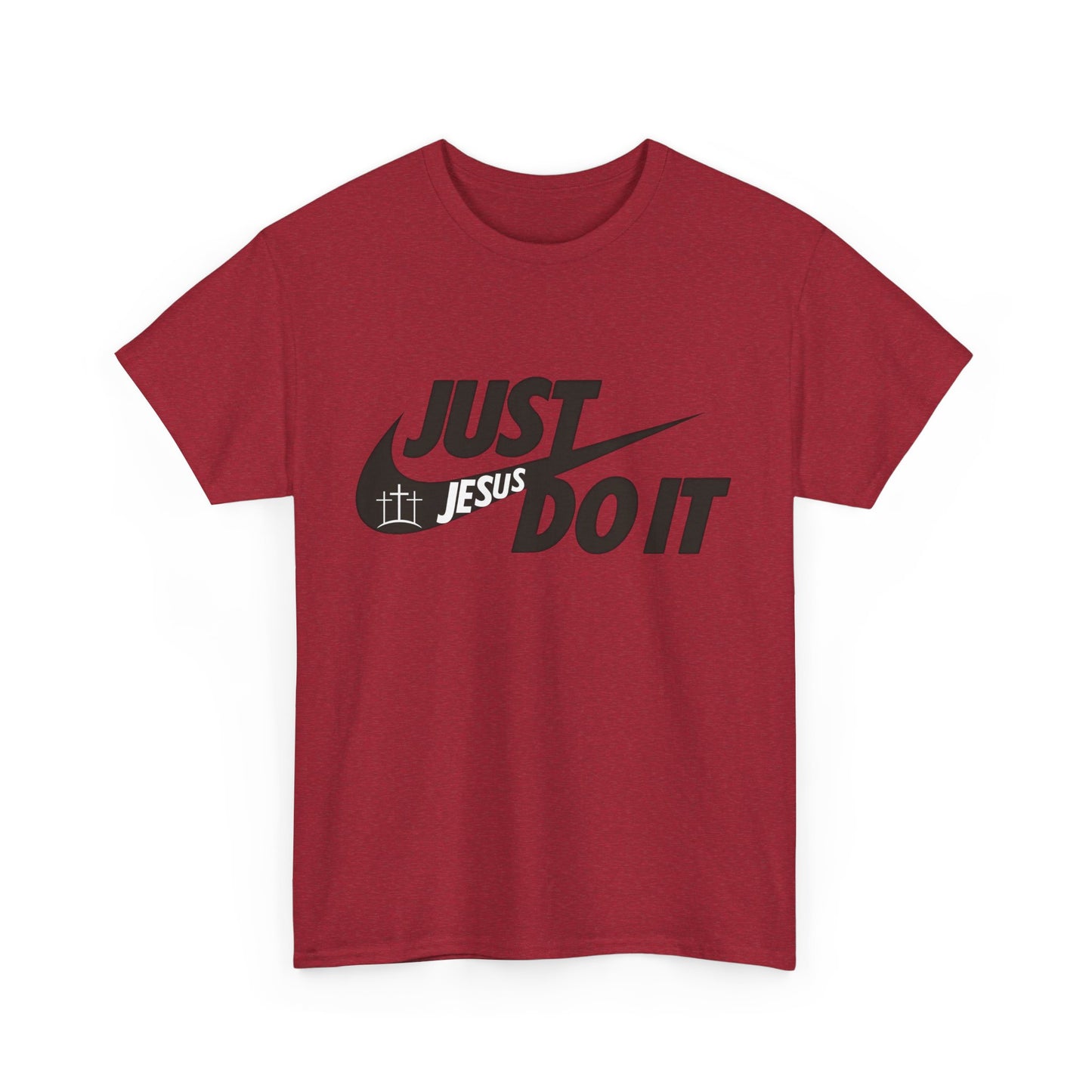 Jesus just do it t-shirt Christian tee basketball t-shirt Unisex Heavy Cotton