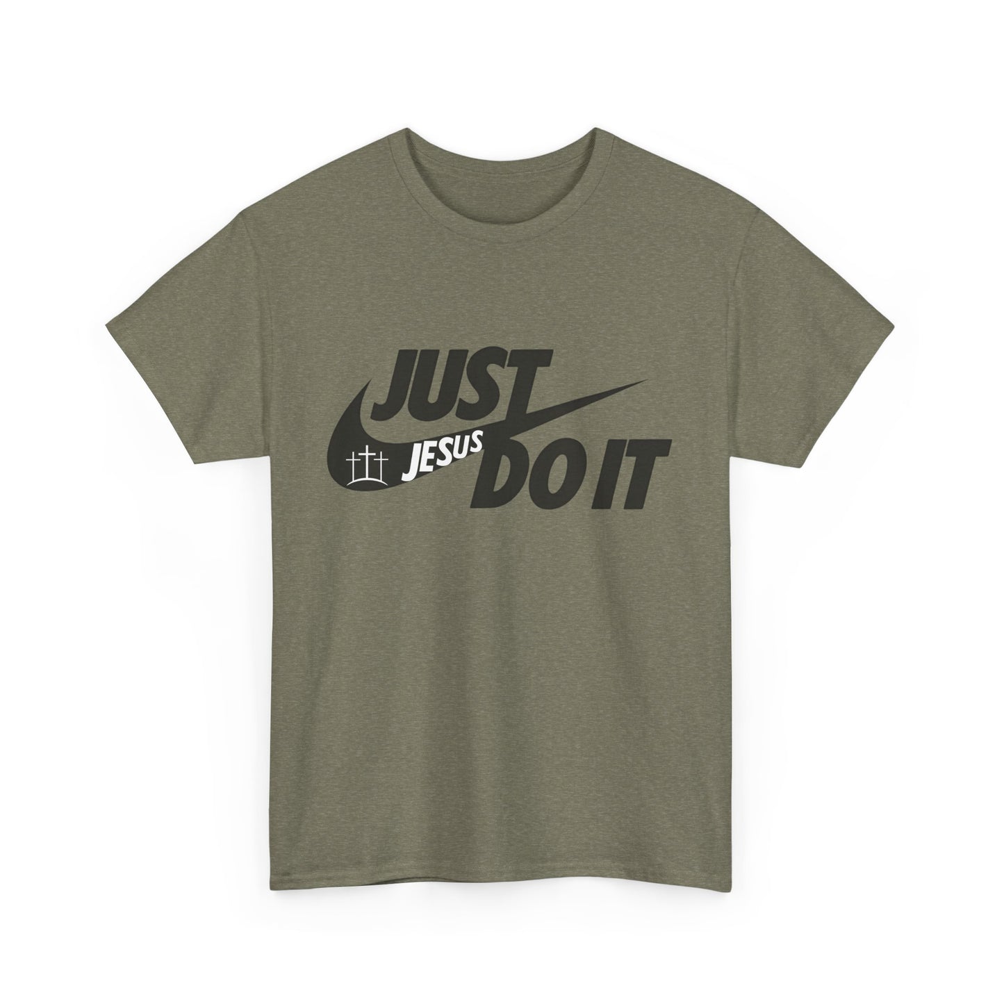 Jesus just do it t-shirt Christian tee basketball t-shirt Unisex Heavy Cotton