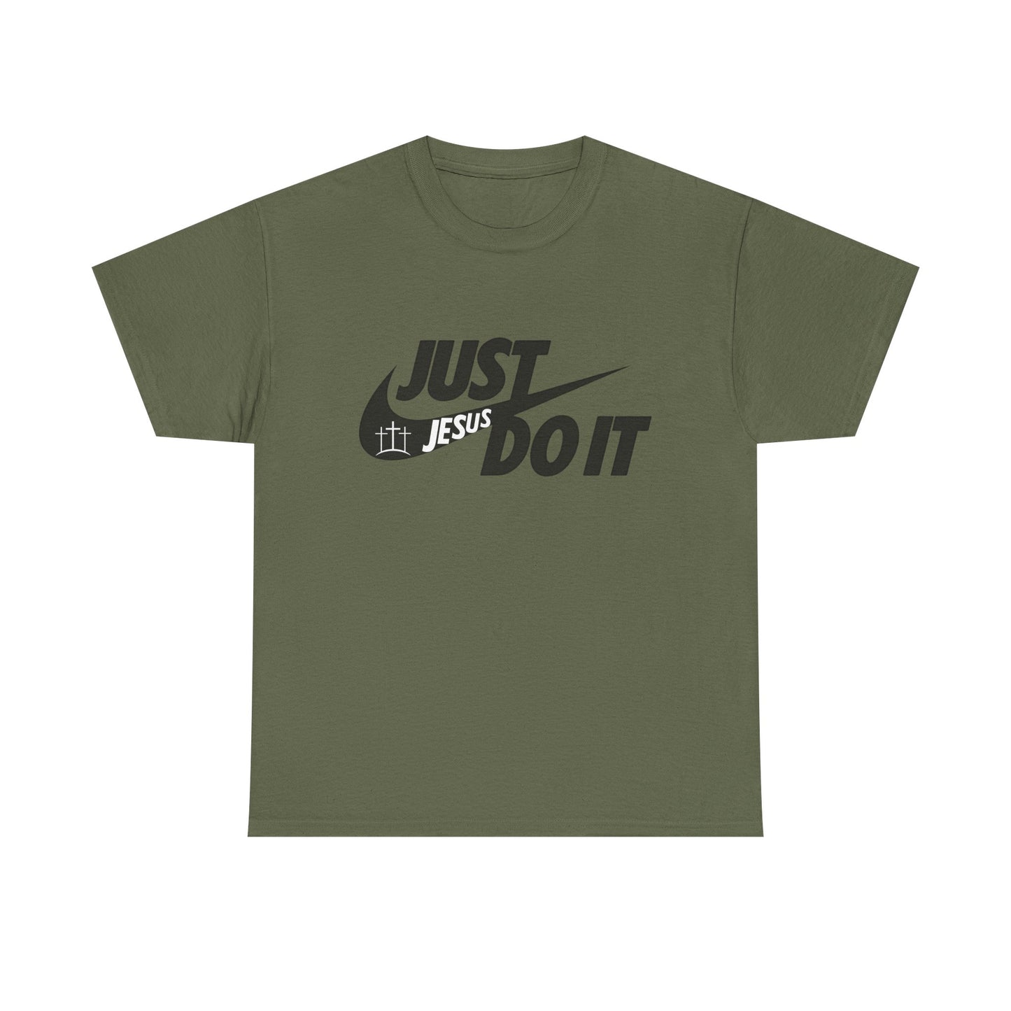 Jesus just do it t-shirt Christian tee basketball t-shirt Unisex Heavy Cotton