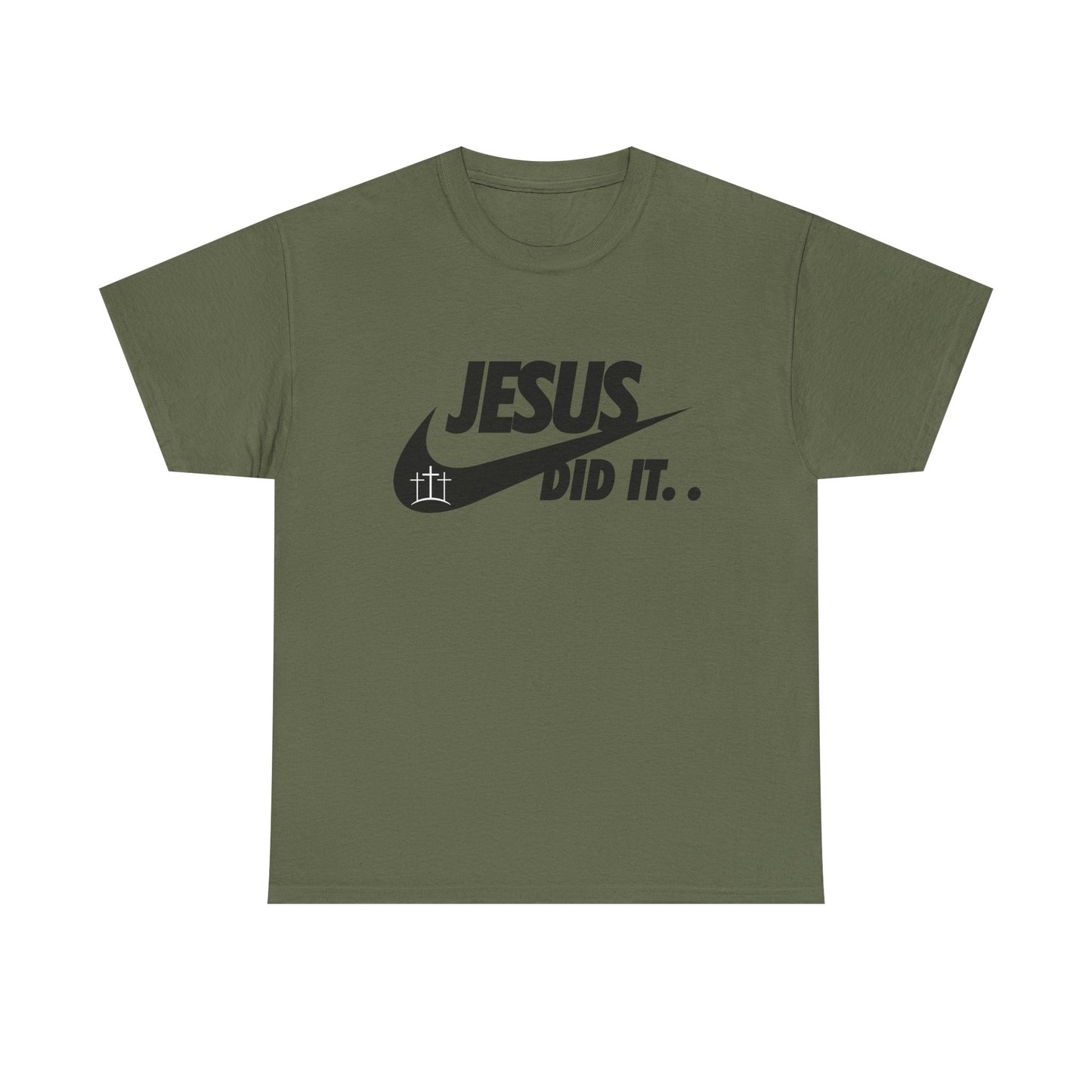 Jesus Did it t-shirt Christian tee Basketball t-shirt Unisex Heavy Cotton Tee
