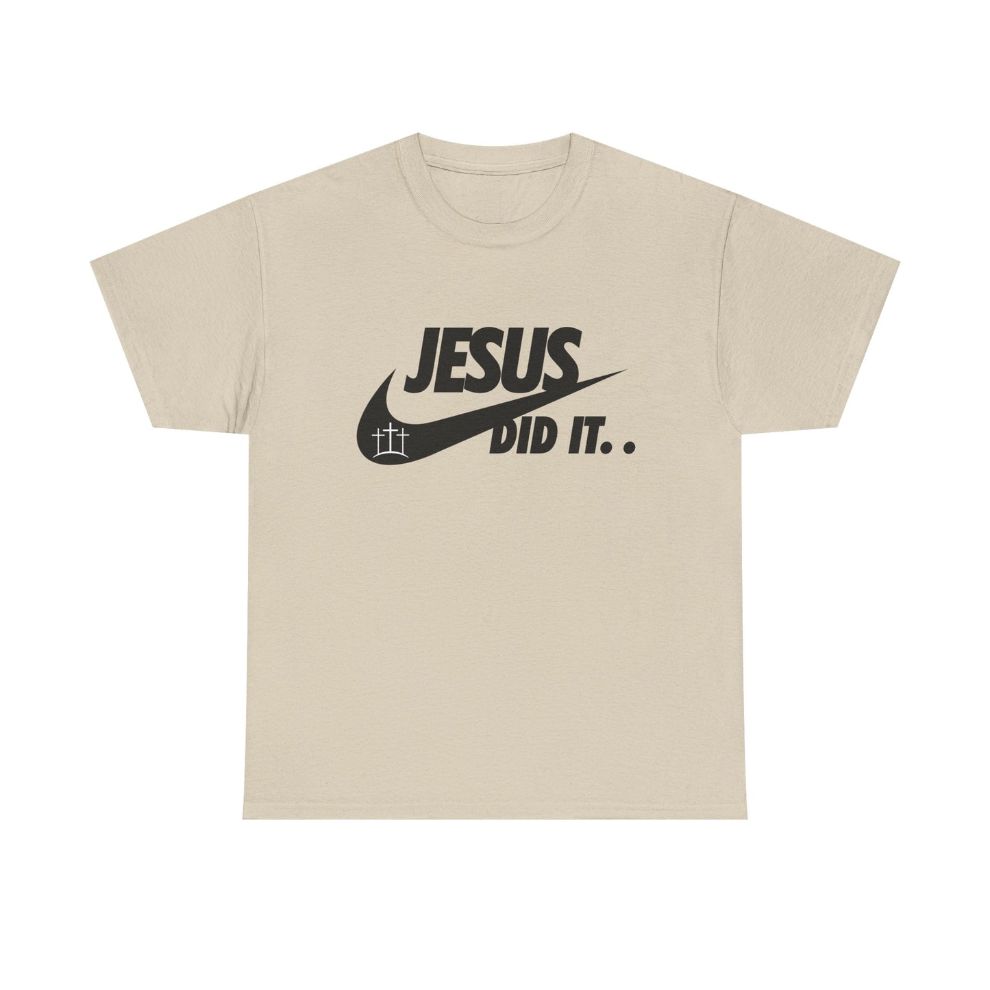 Jesus Did it t-shirt Christian tee Basketball t-shirt Unisex Heavy Cotton Tee