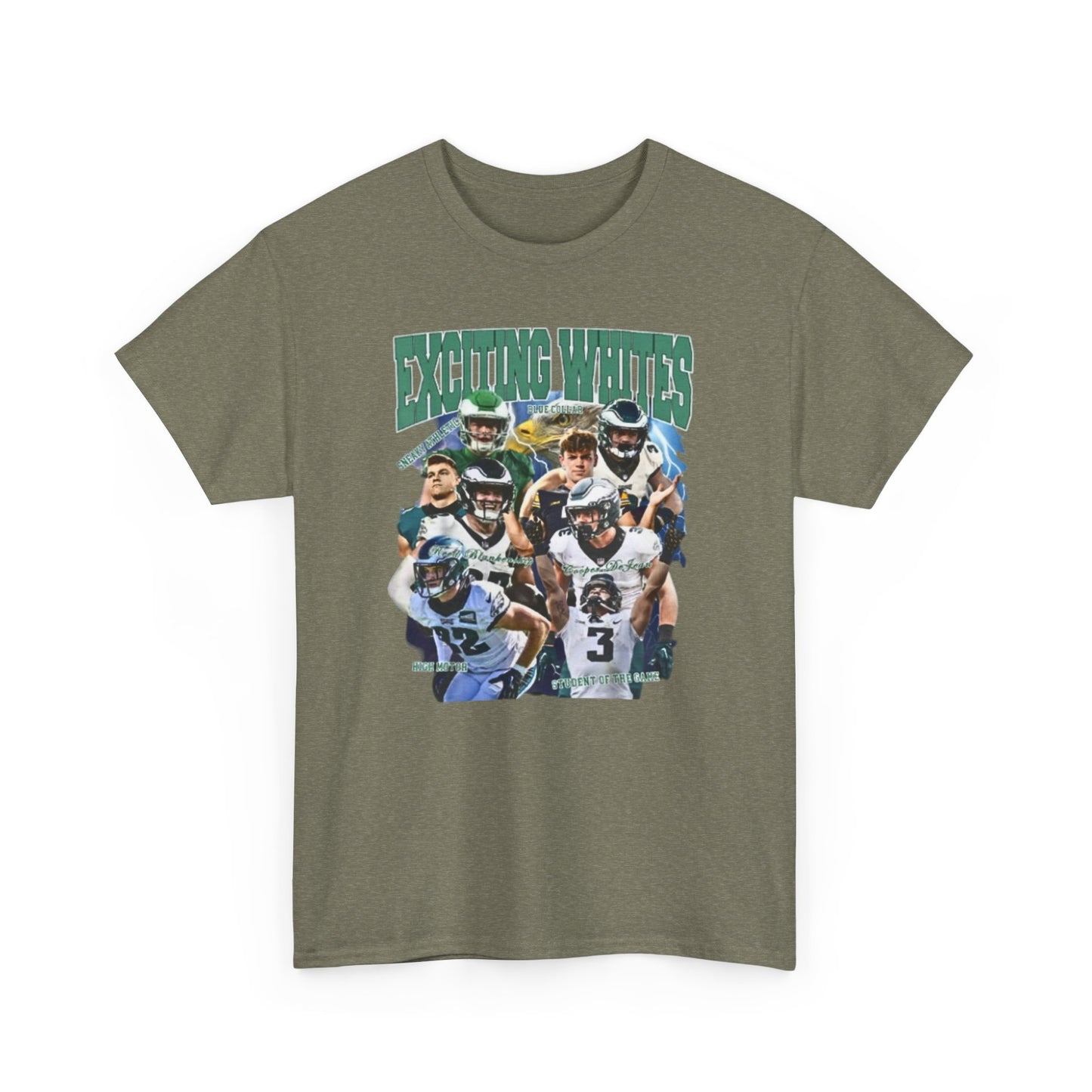 Cooper Dejean exciting whites shirt