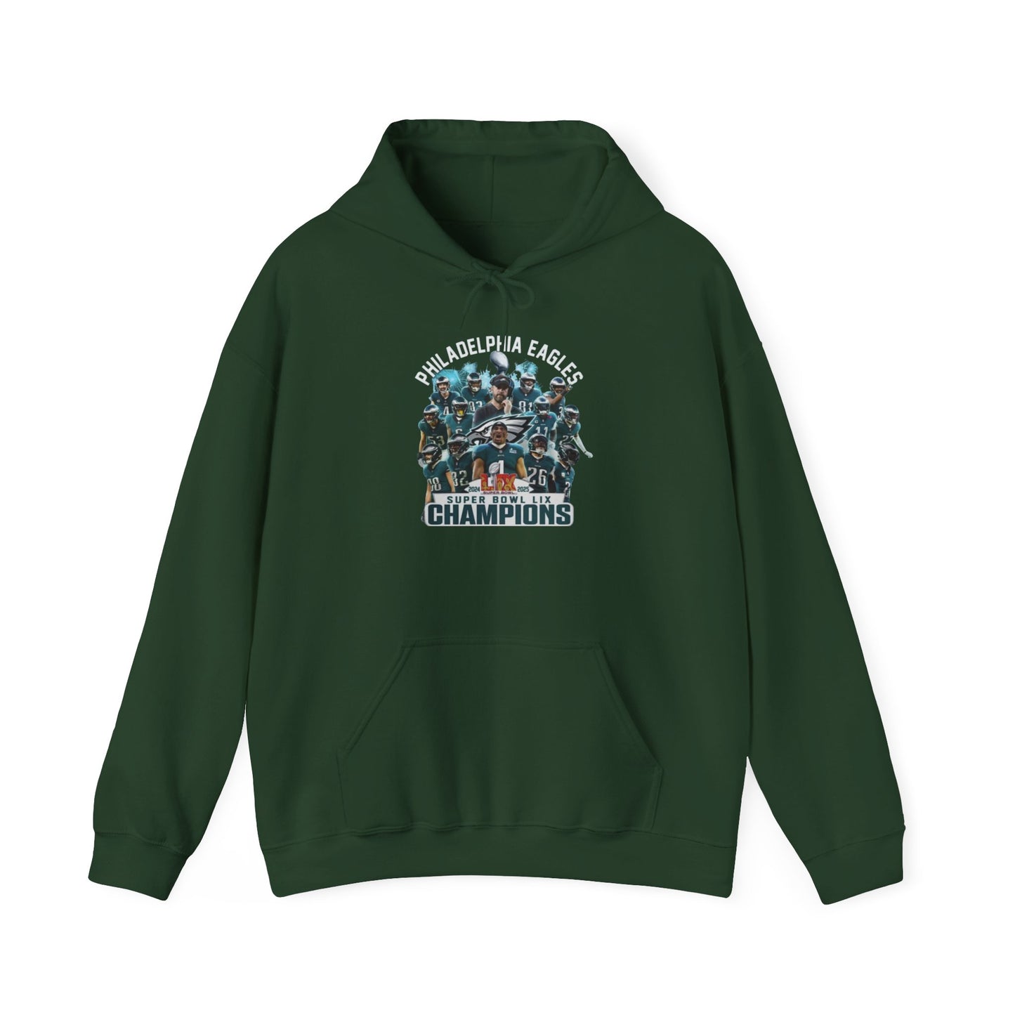 Philadelphia Super Bowl LIX Champions Hooded Sweatshirt Gift For Fans