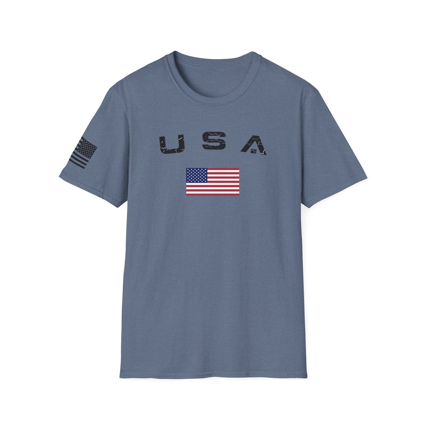 American Patriotic T-Shirt, USA Flag Tee, Fourth of July Gift, Veterans Day