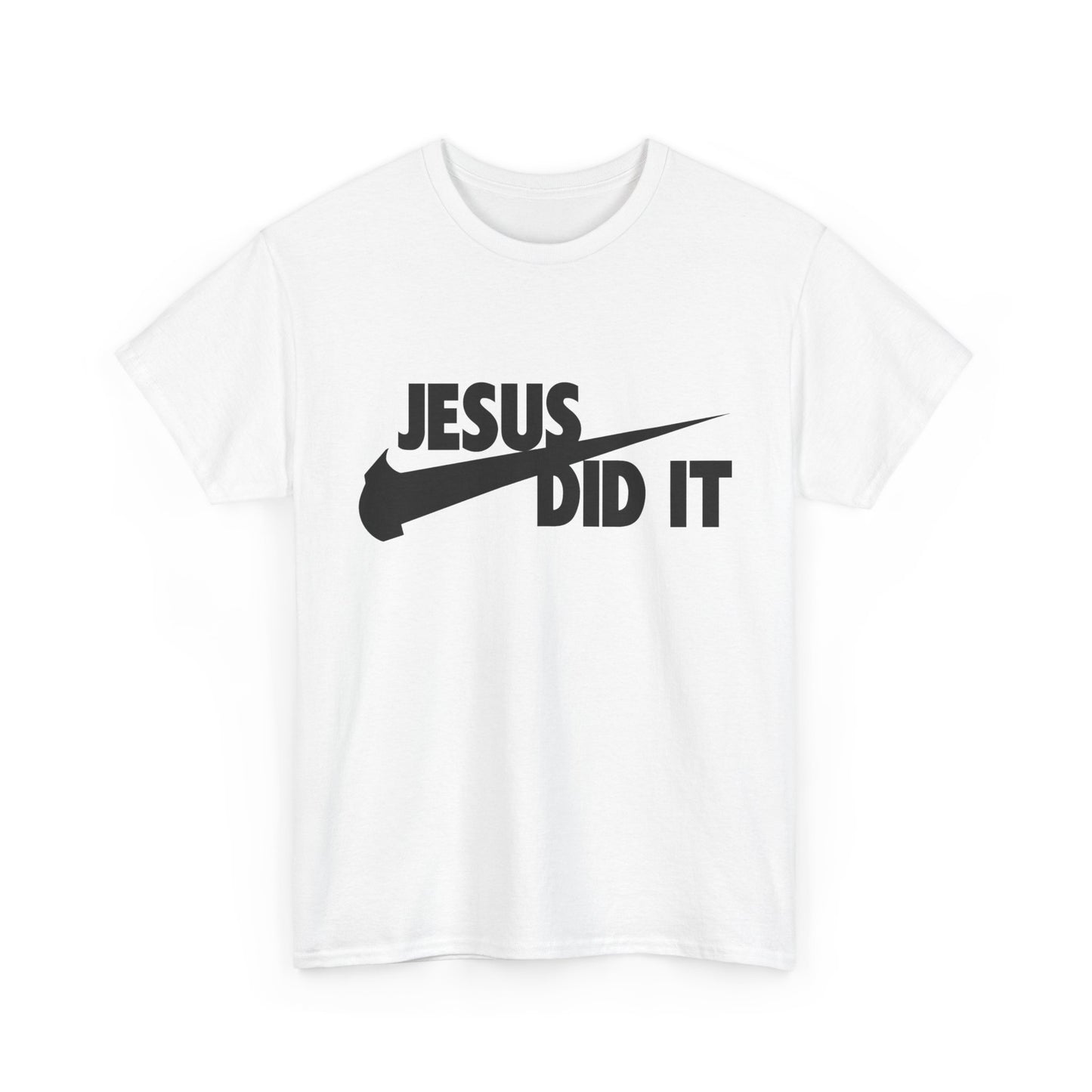 men's Christian t-shirt Jesus did it basketball Unisex Heavy Cotton Tee