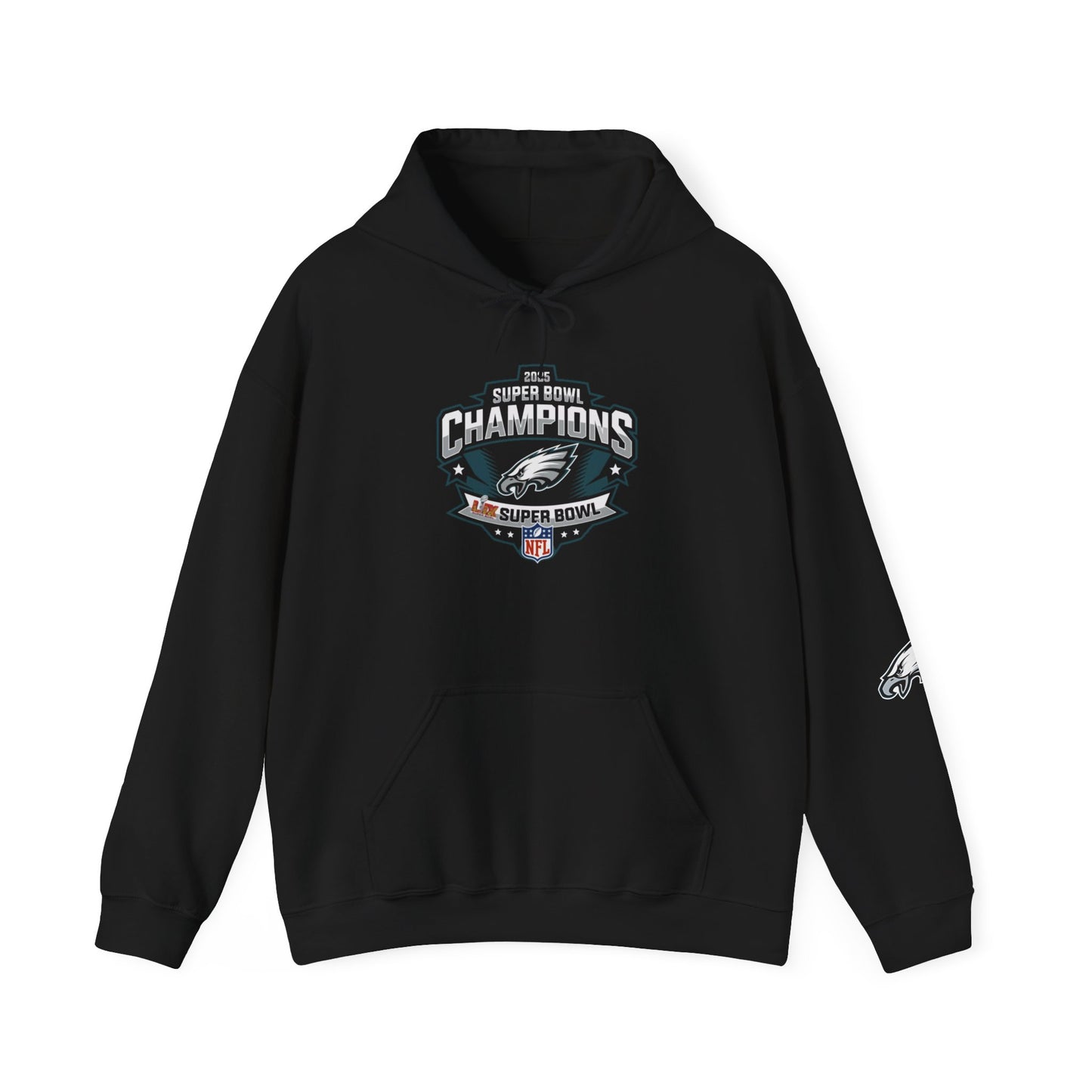 2025 LIX Super Bowl Champions Eagles SWEATSHIRT Gift S-5XL Hooded Sweatshirt