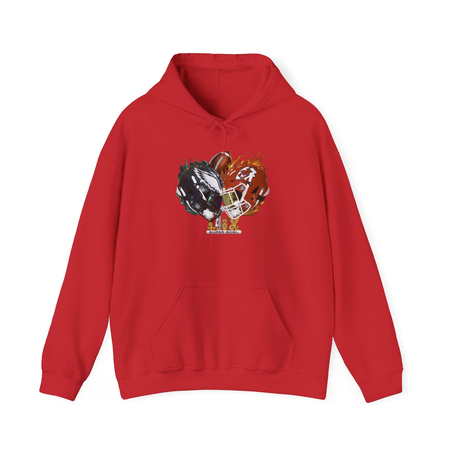 Eagles Chiefs Super Bowl Hoody hooded sweat shirt 2025 Super Bowl
