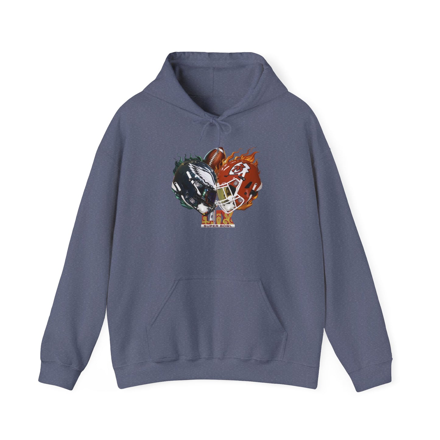 Eagles Chiefs Super Bowl Hoody hooded sweat shirt 2025 Super Bowl