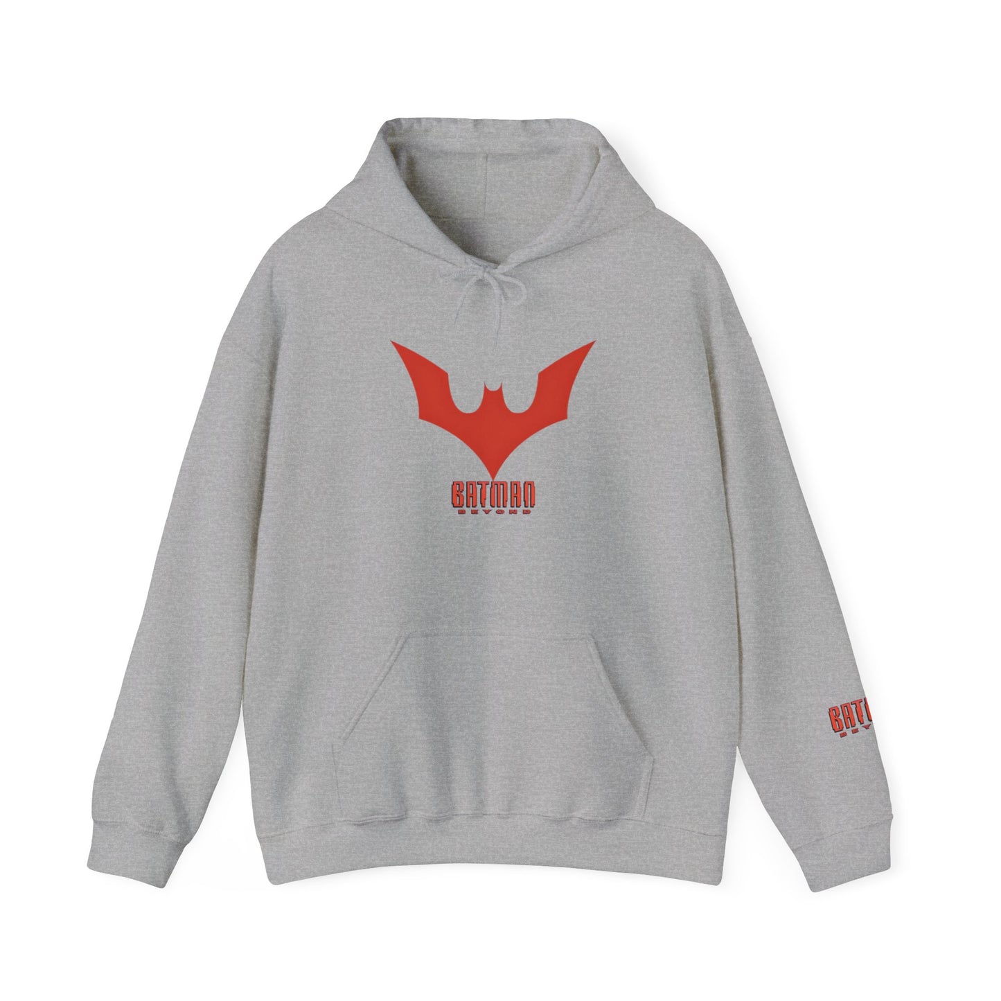 Copy of Batman Beyond Hooded Sweatshirt alternate chest bat front and back designs
