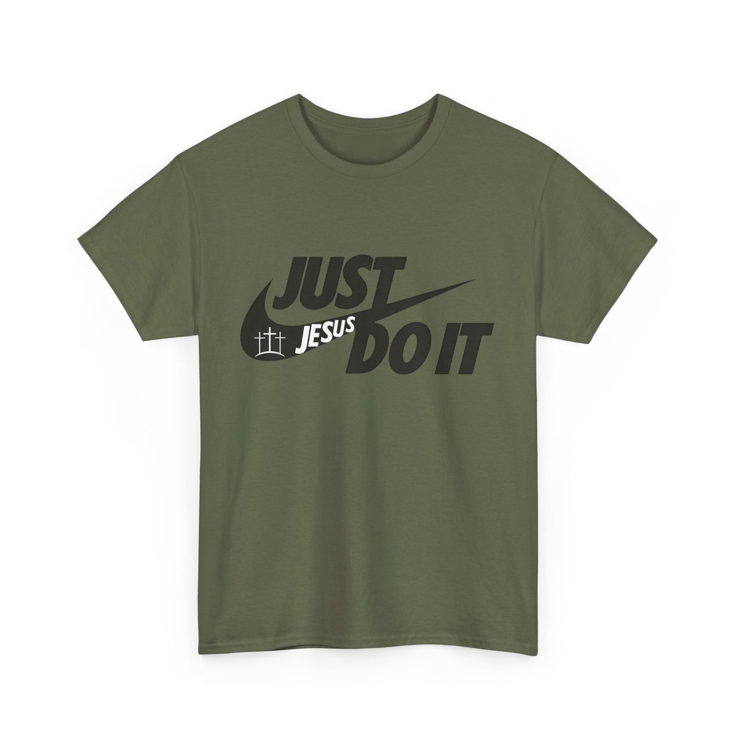 Jesus just do it t-shirt Christian tee basketball t-shirt Unisex Heavy Cotton