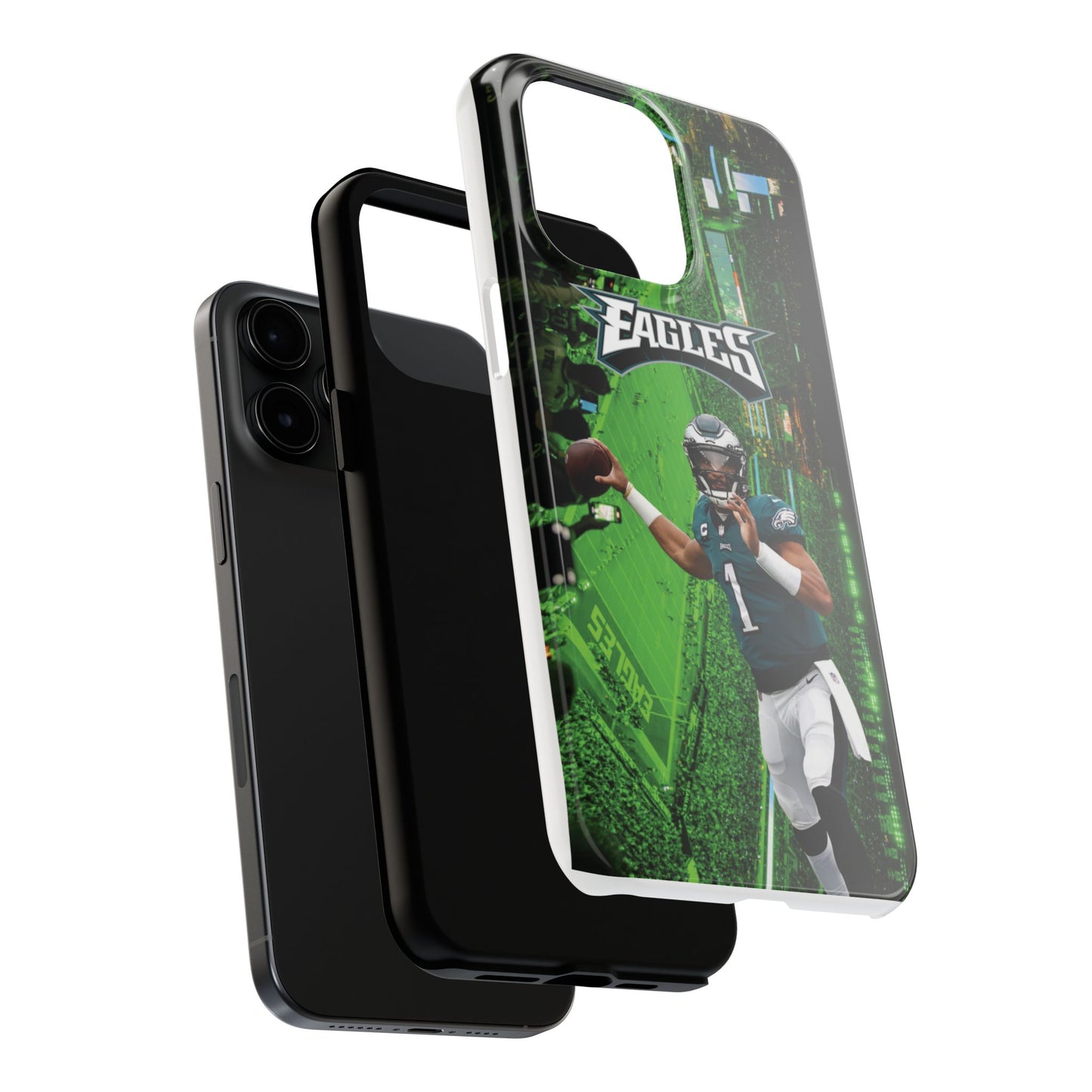 Jale n Hur ts Philadelp  hia E  agles iPhone and Samsung cell phone case