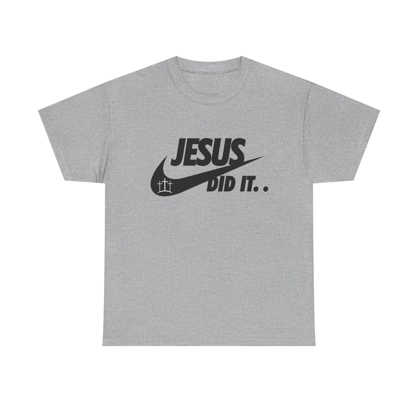 Jesus Did it t-shirt Christian tee Basketball t-shirt Unisex Heavy Cotton Tee