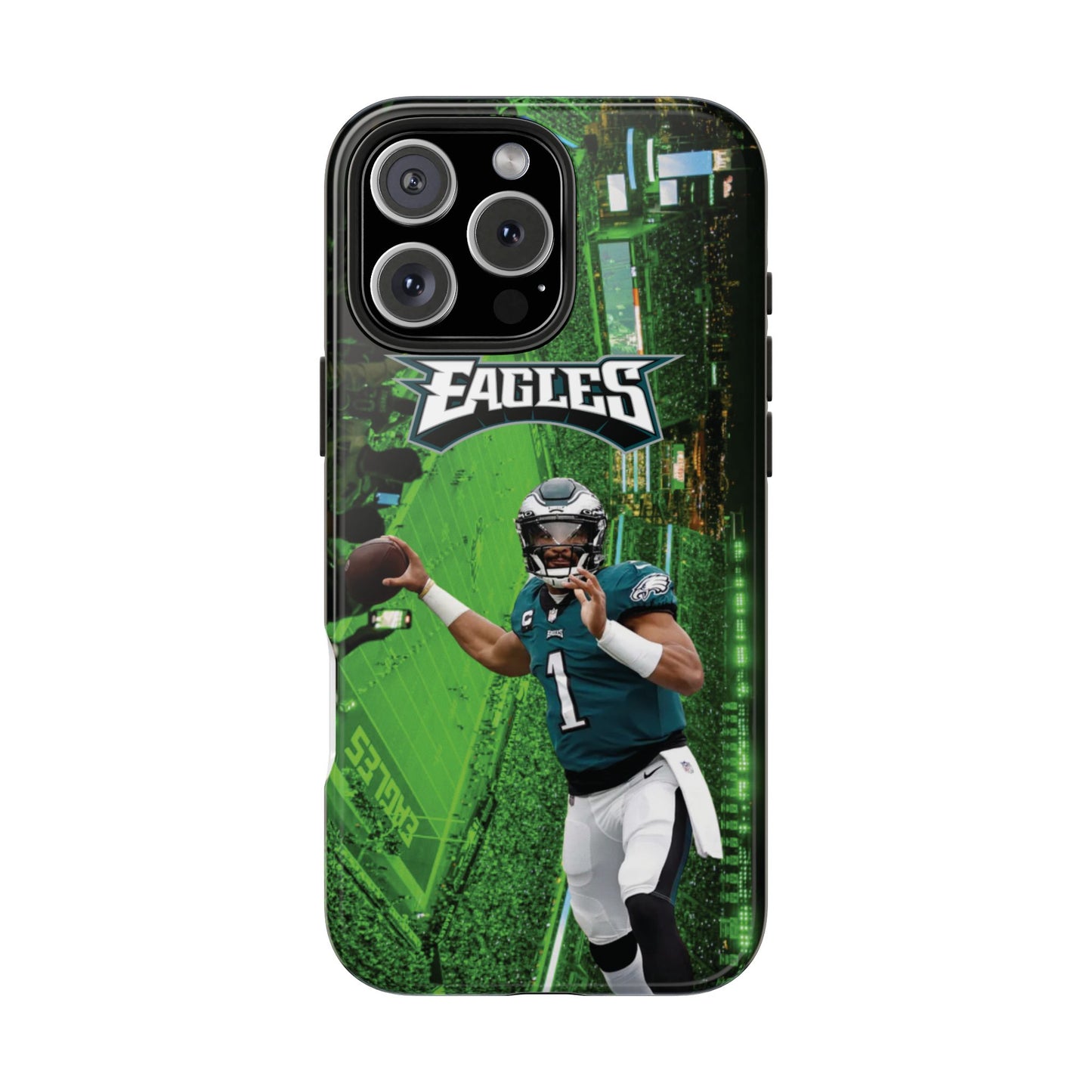 Jale n Hur ts Philadelp  hia E  agles iPhone and Samsung cell phone case