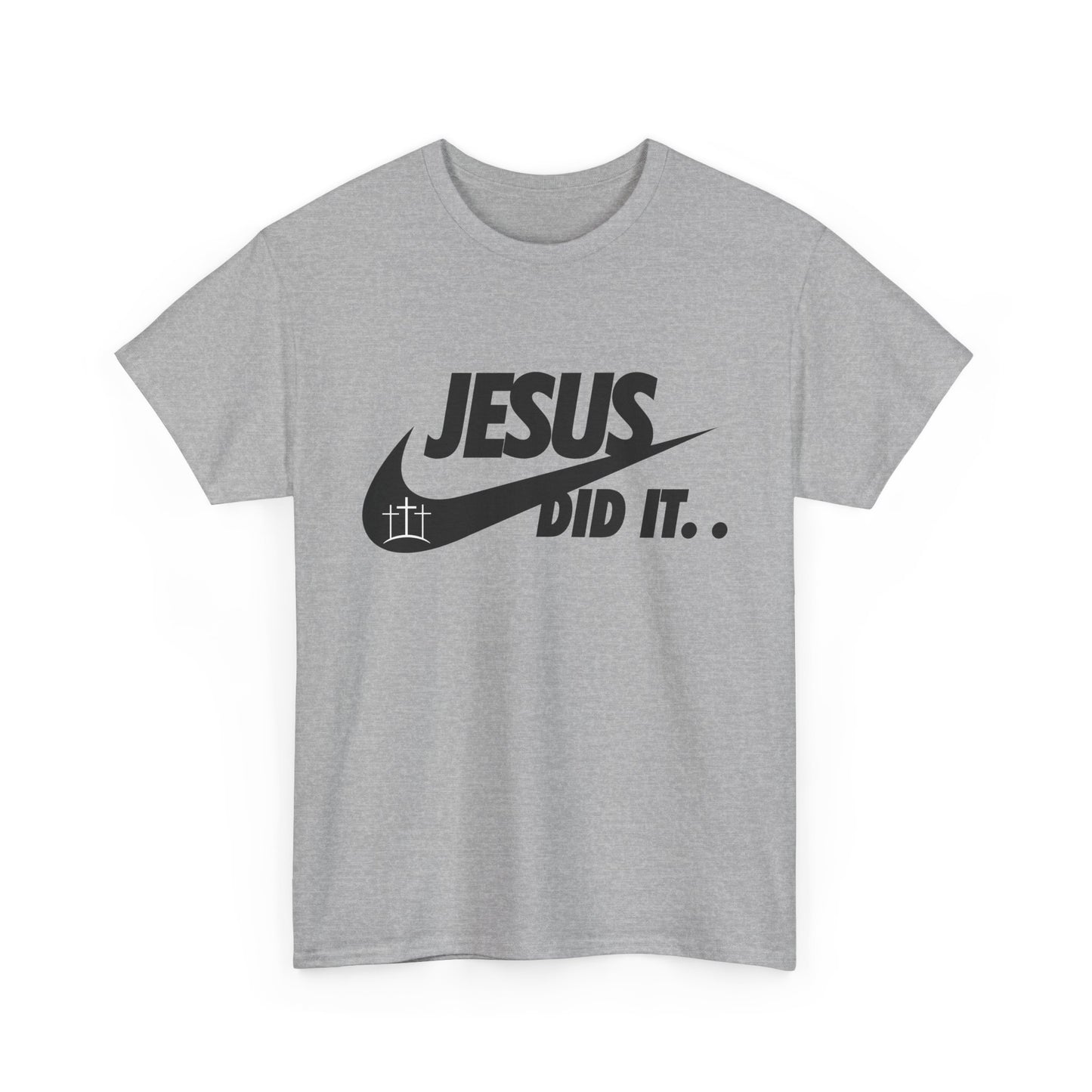 Jesus Did it t-shirt Christian tee Basketball t-shirt Unisex Heavy Cotton Tee