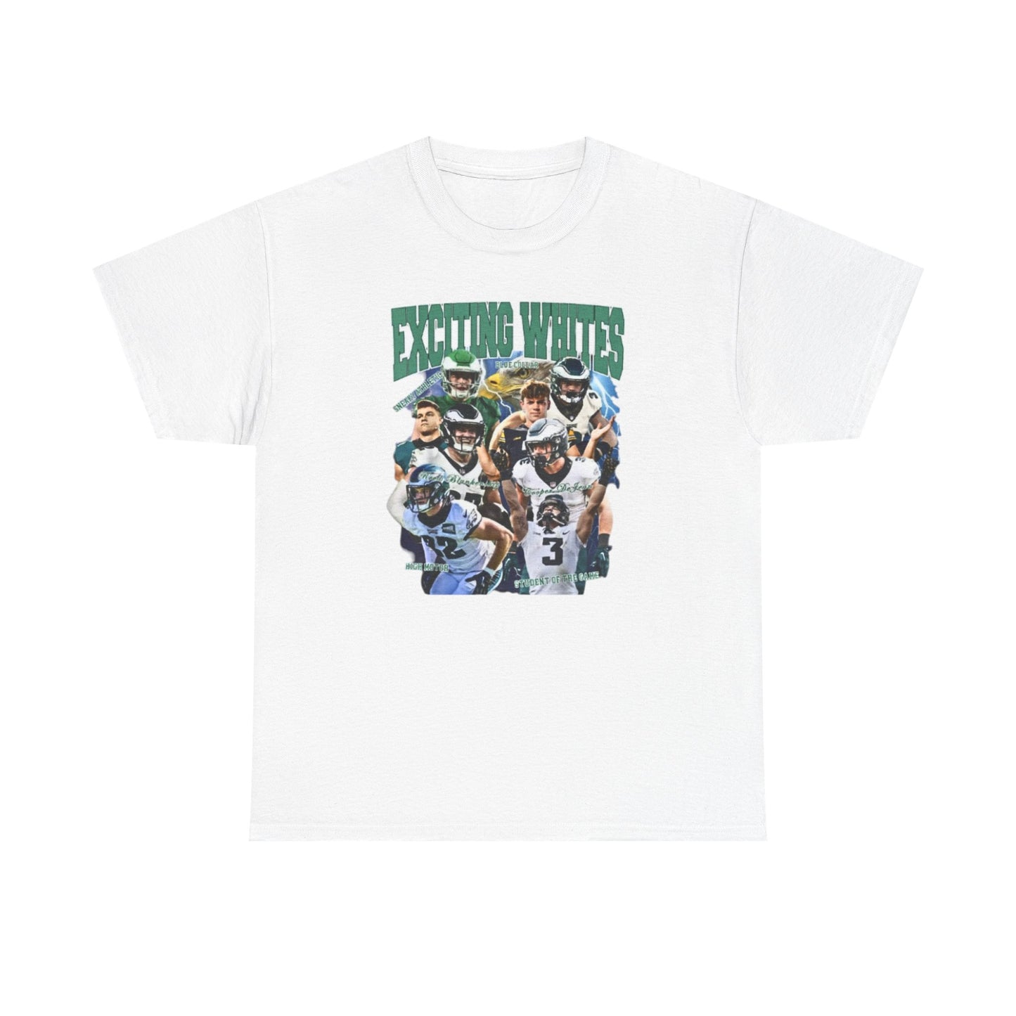 Cooper Dejean exciting whites shirt