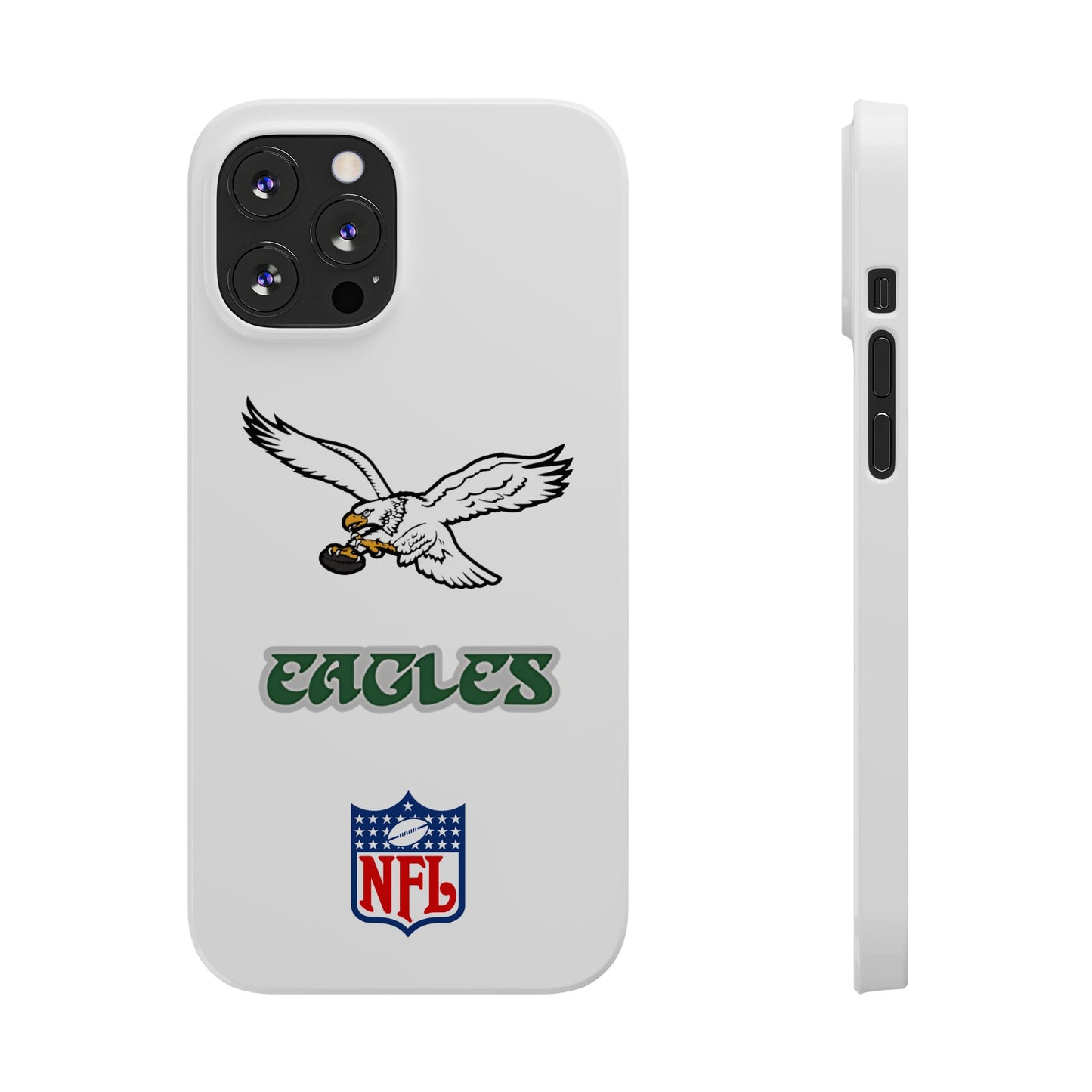 Custom Philadelphia Eagles retro cell phone case Slim Phone Cases in white