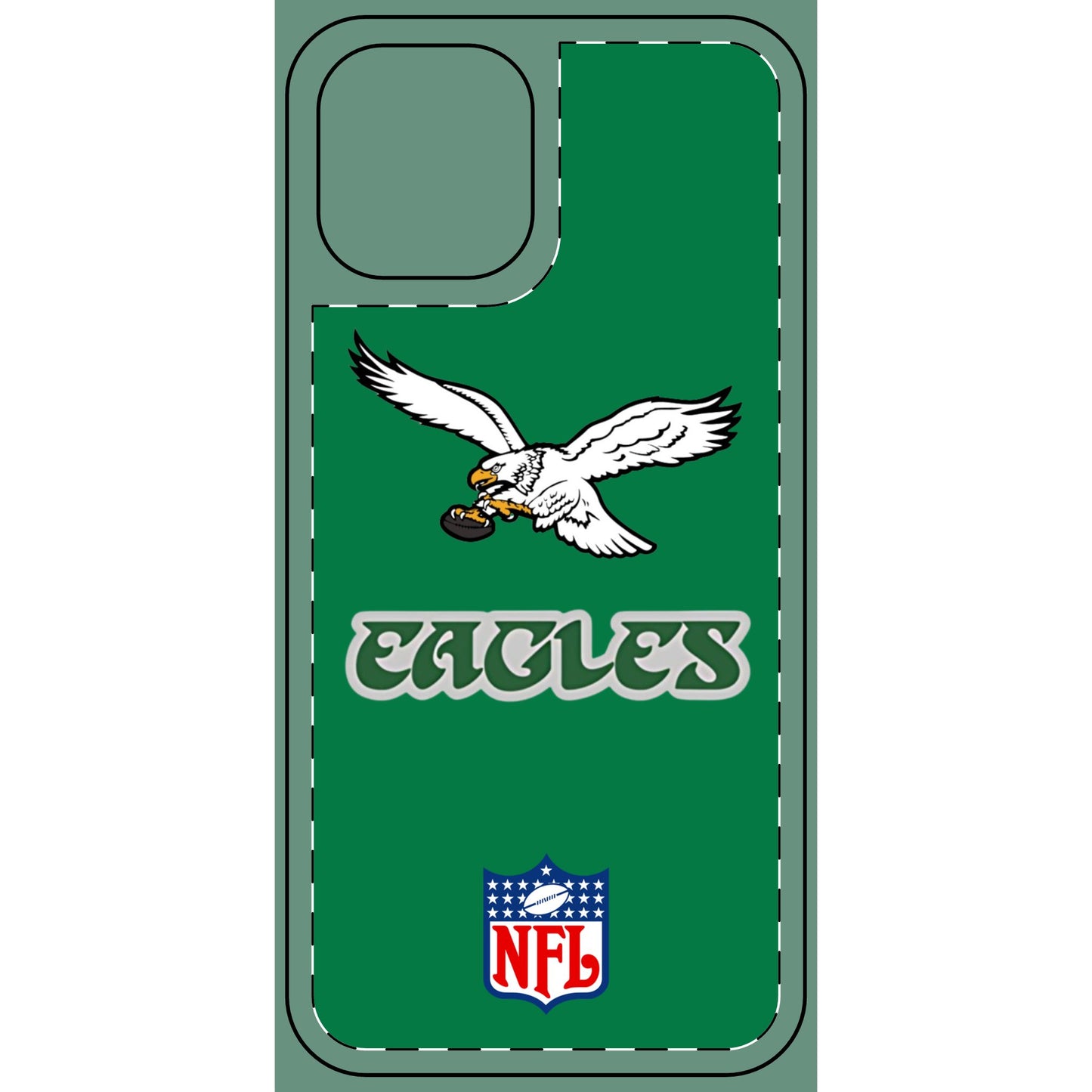 Custom Retro Philadelphia Eagles iPhone Skin