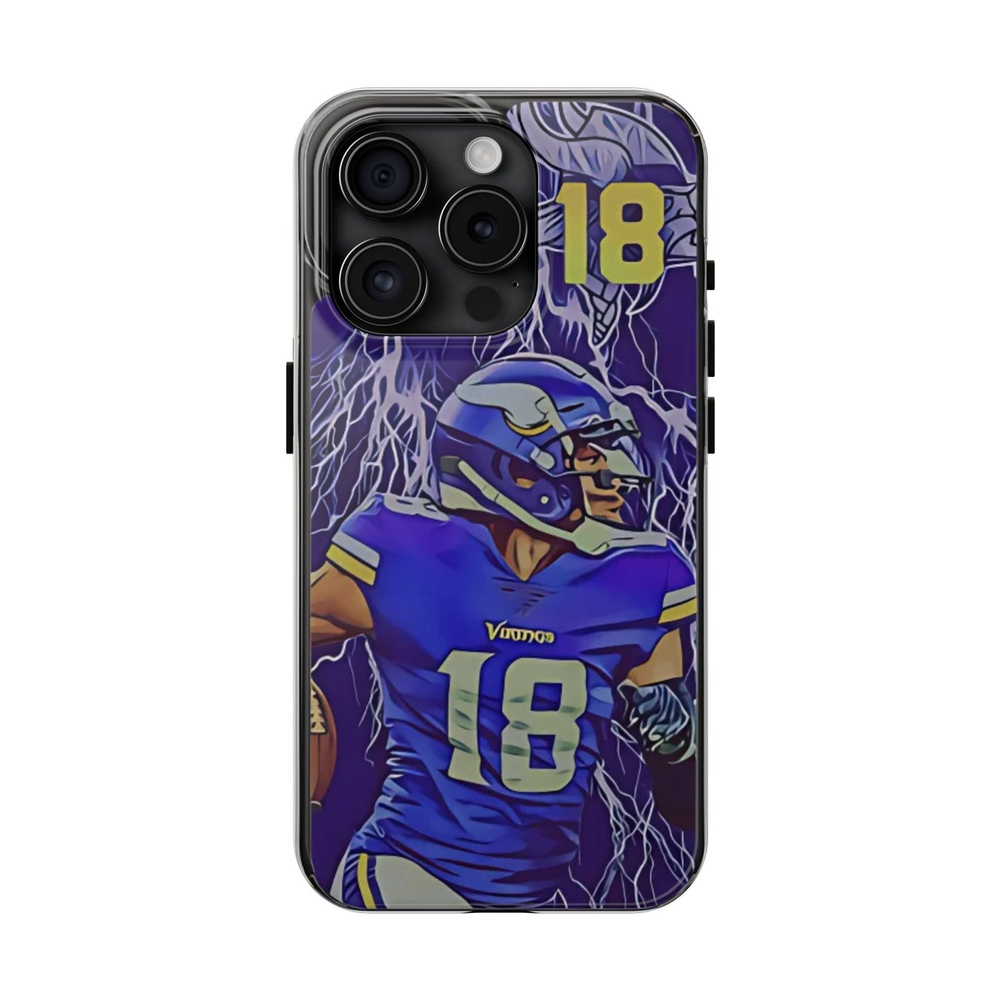 Justin Jefferson Minnesota Vikings iPhone cell phone Cases