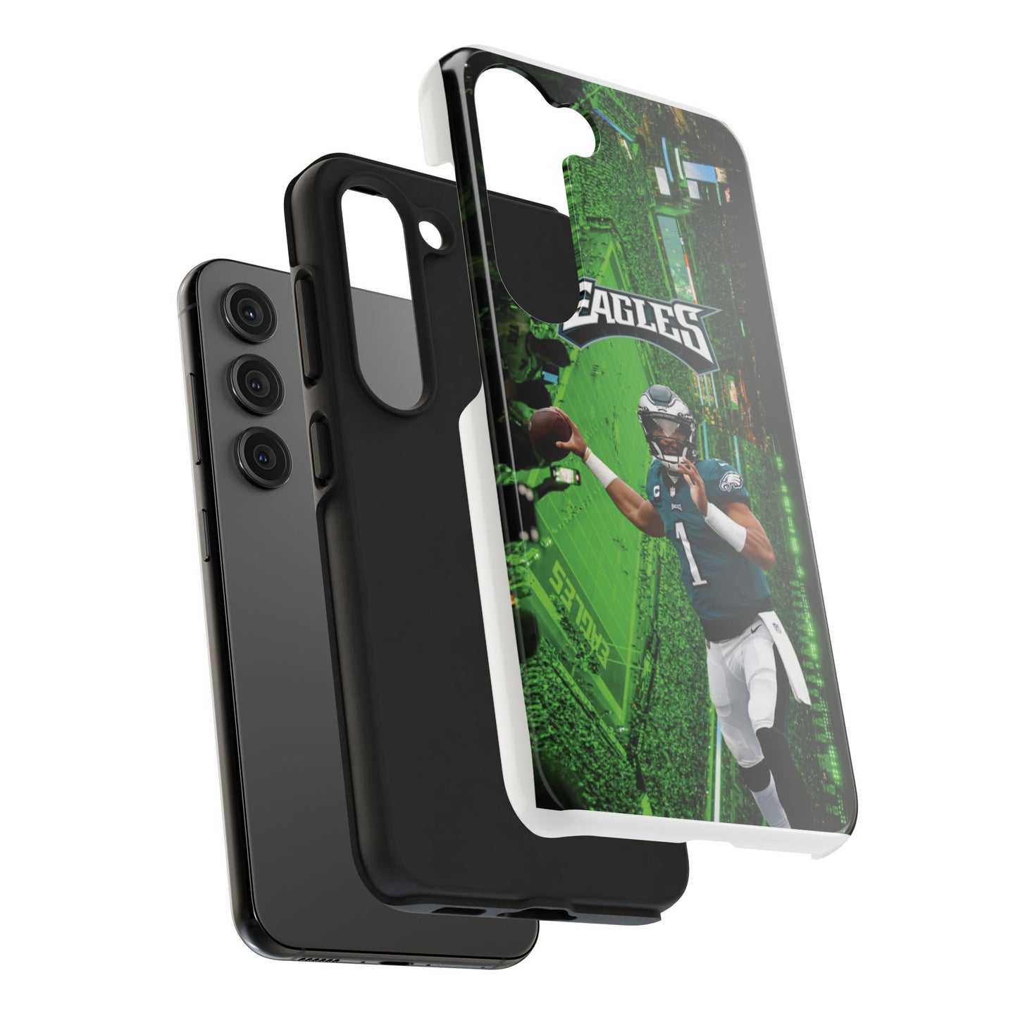 Jale n Hur ts Philadelp  hia E  agles iPhone and Samsung cell phone case