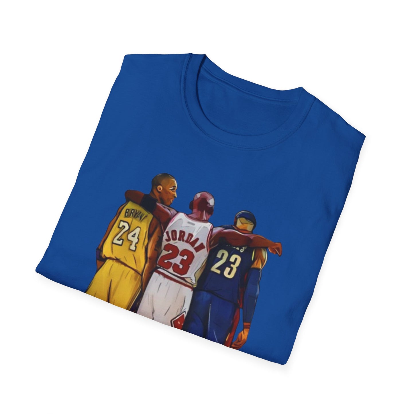 NBA Legends Tribute Tee, Basketball Fan Gift, Sports Graphic Shirt, GOAT Athlete